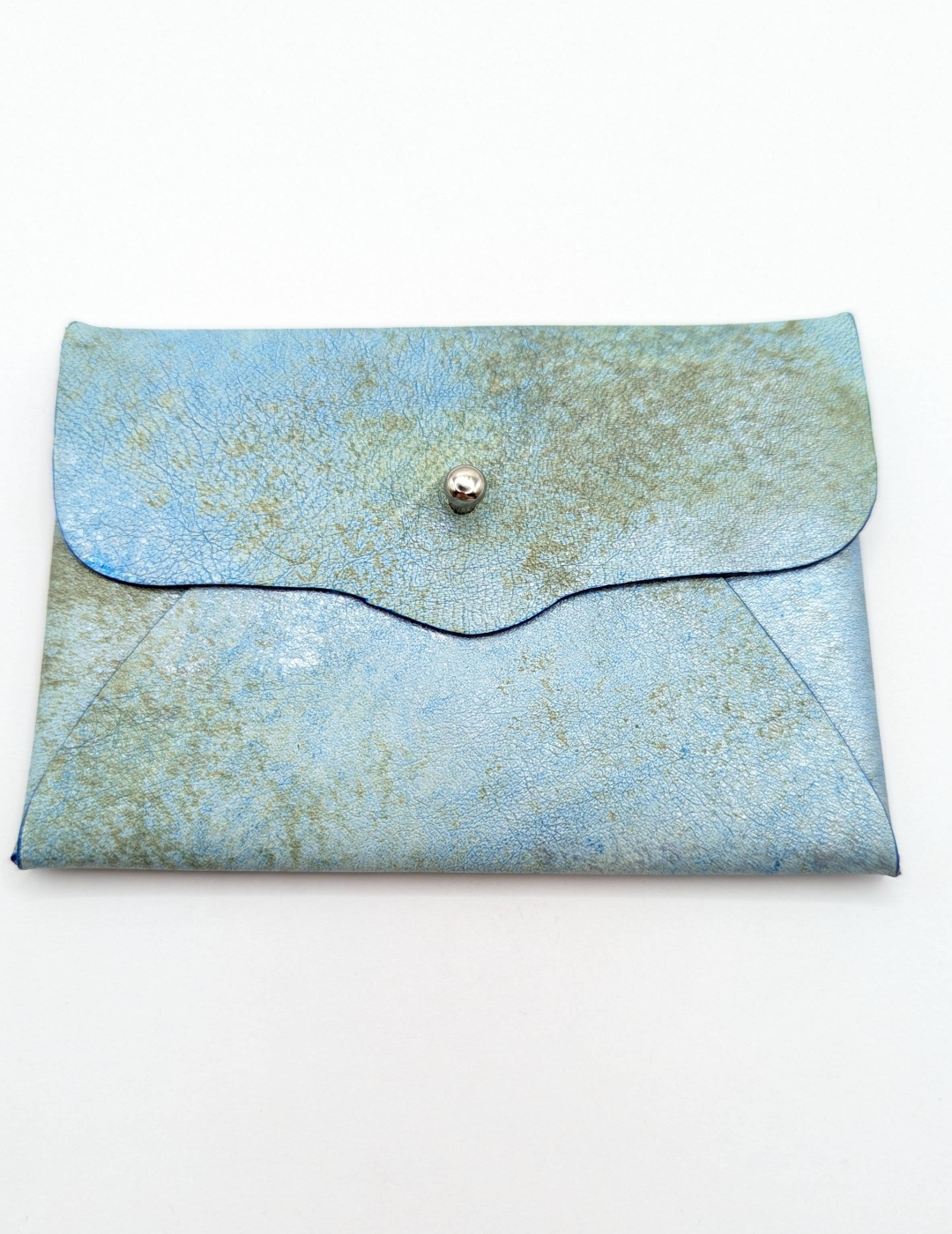 Porte-cartes Bleu gris