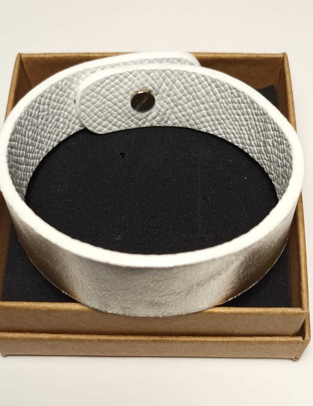 Bracelet argenté effet miroir