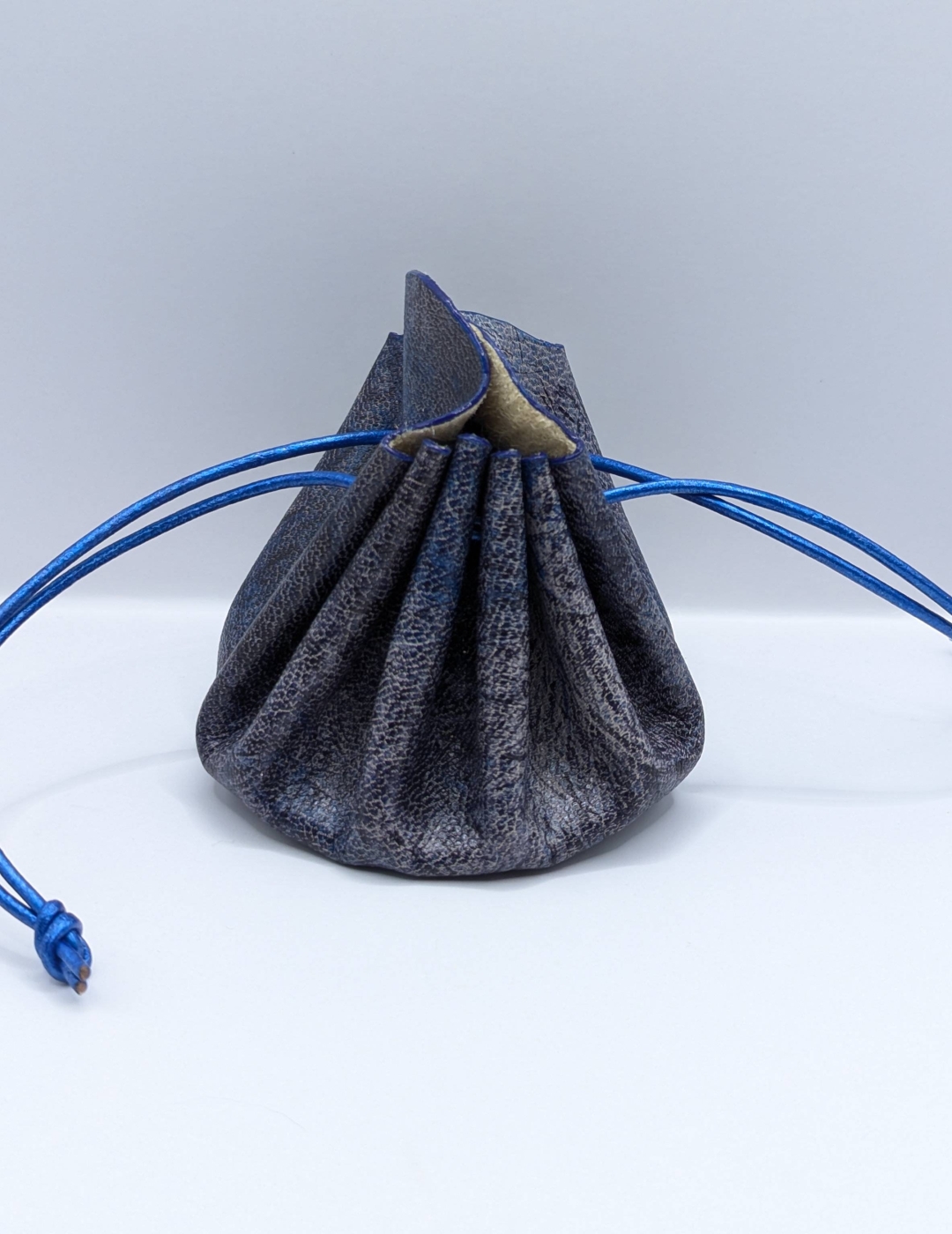 Grande bourse Bleu nuancé