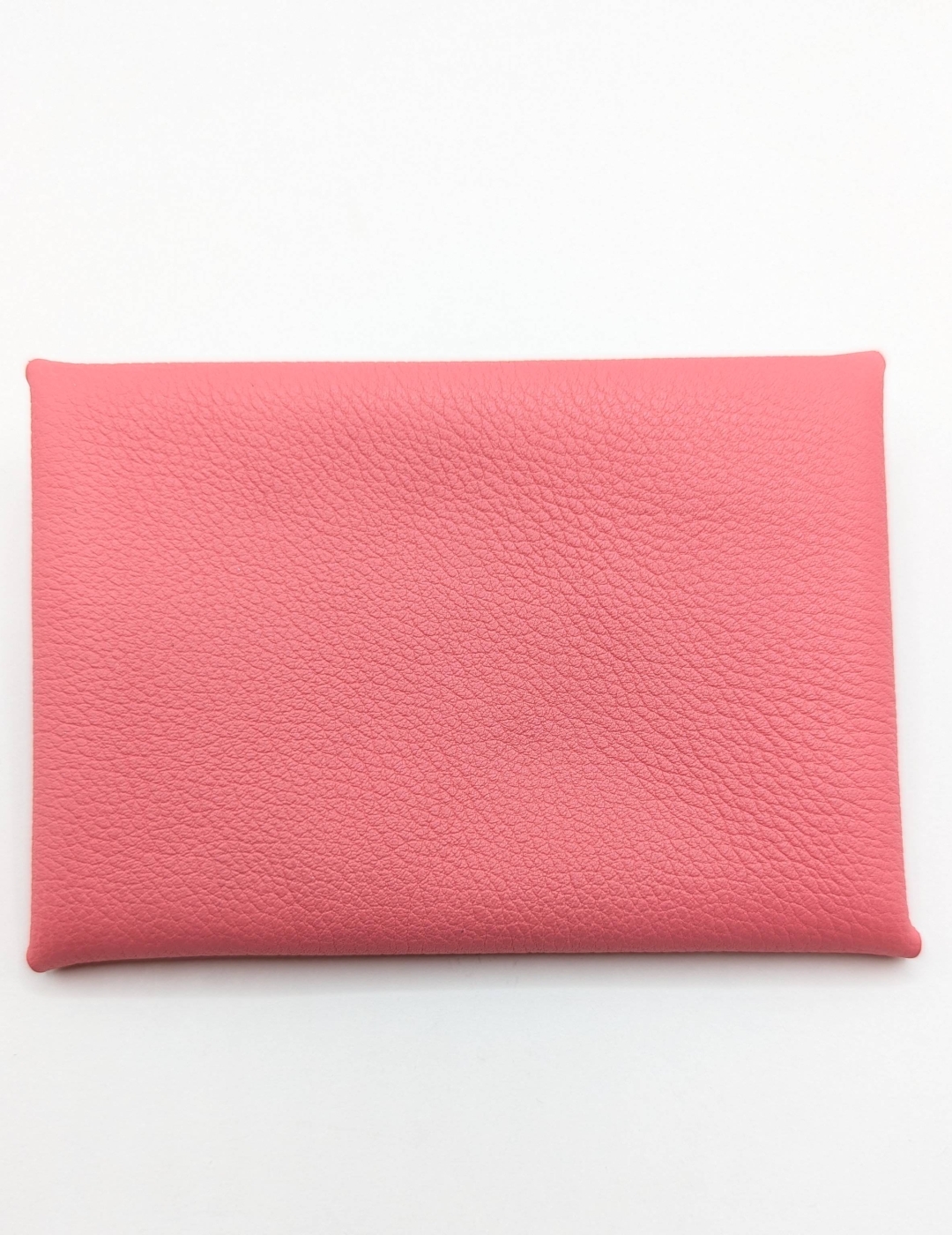 Porte-cartes Rose saumon grainé