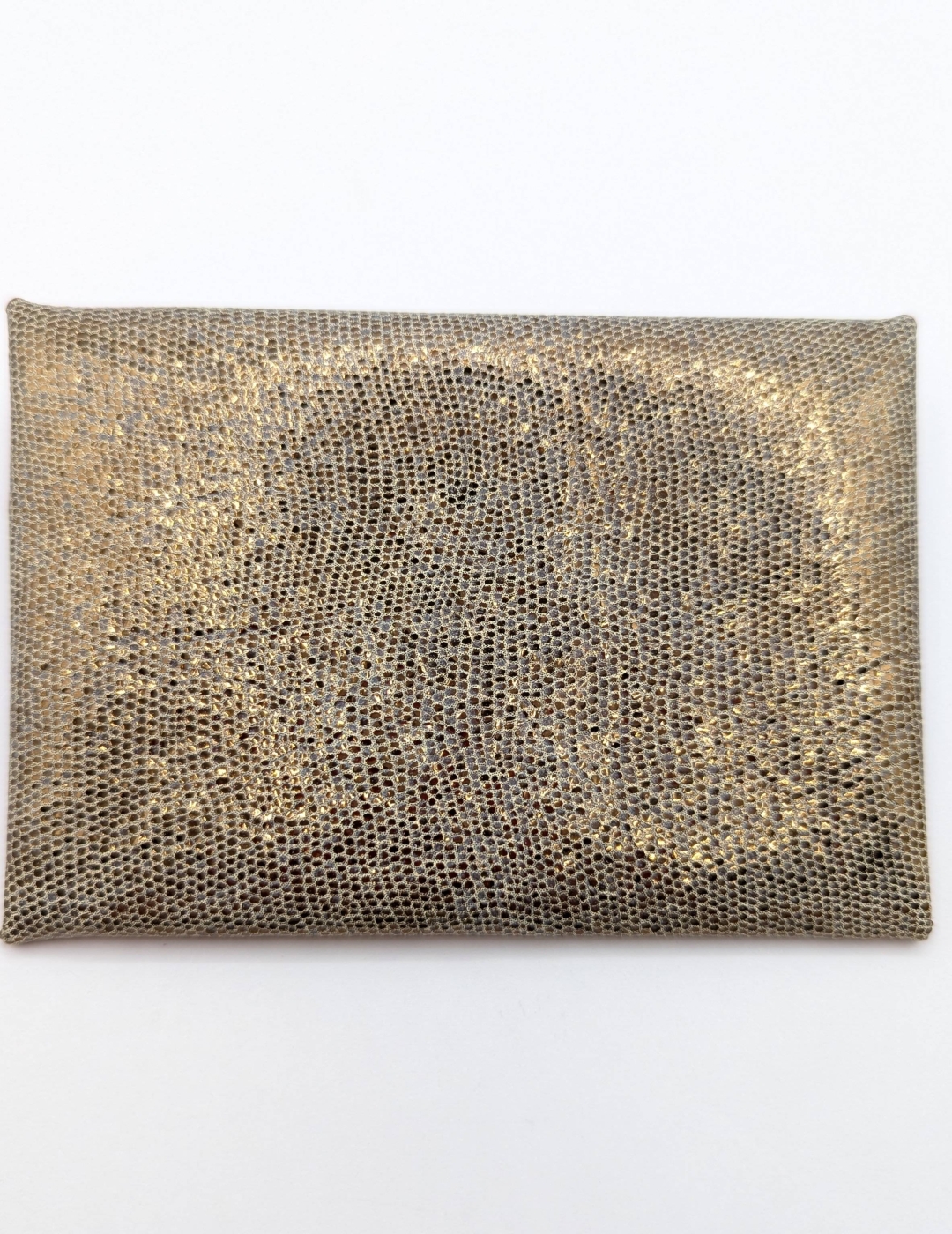 Porte-cartes Bronze pailleté