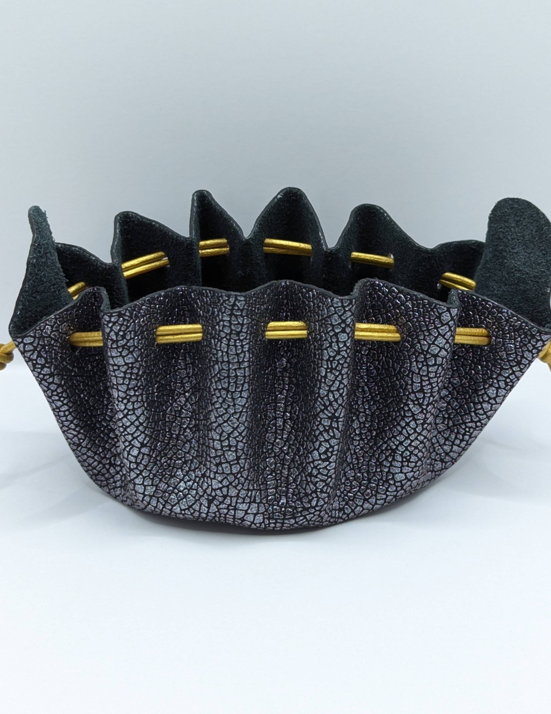 Grande bourse Noir Effet mosaïque