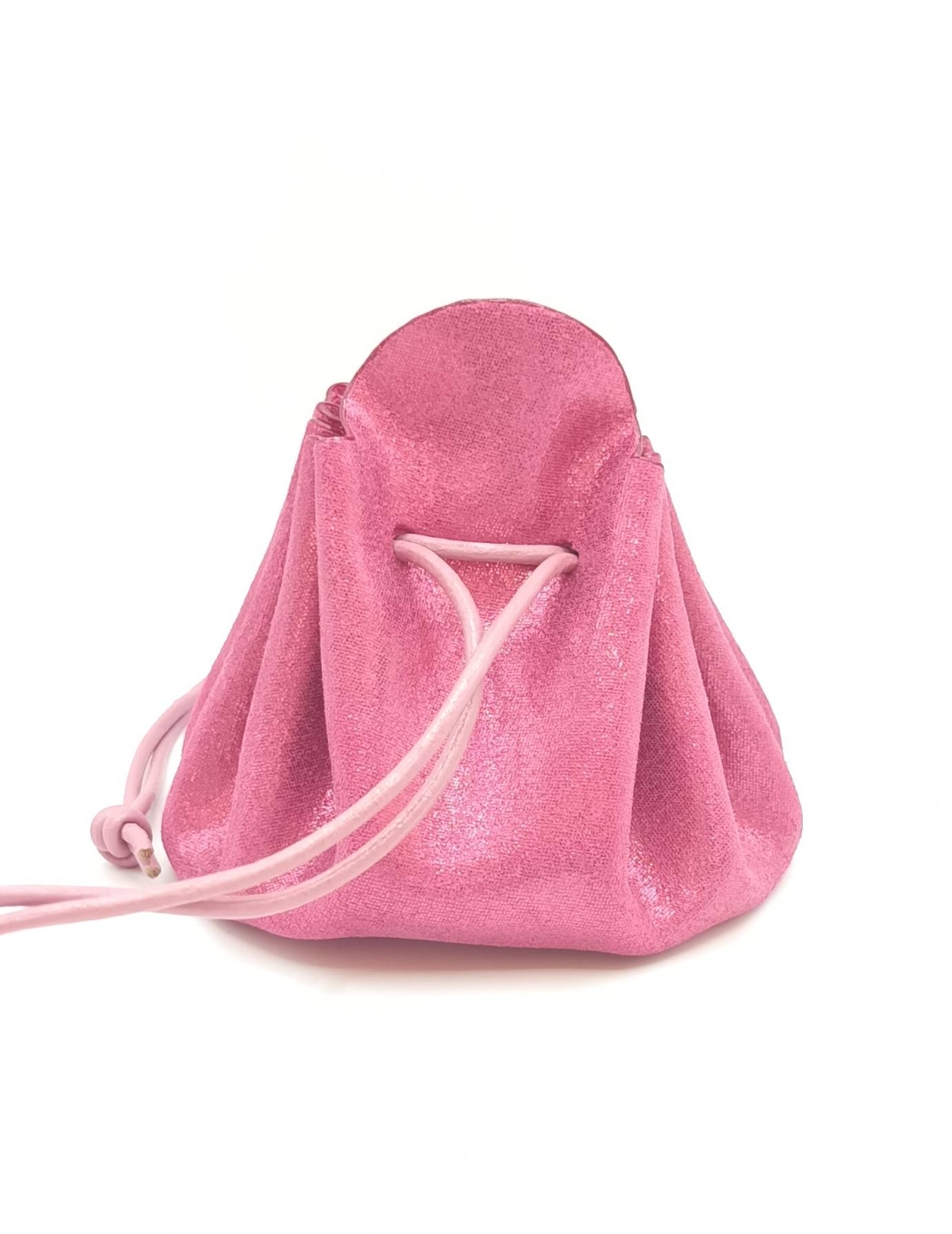 Grande bourse Rose métallisé