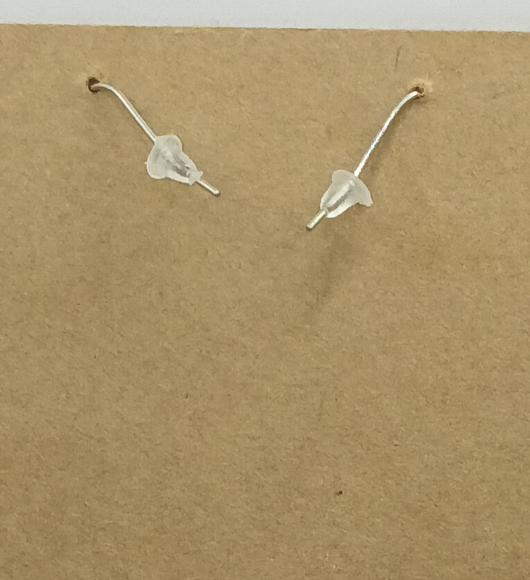 Grandes Boucles d’oreilles rectangulaire verte à reflets or en Perche