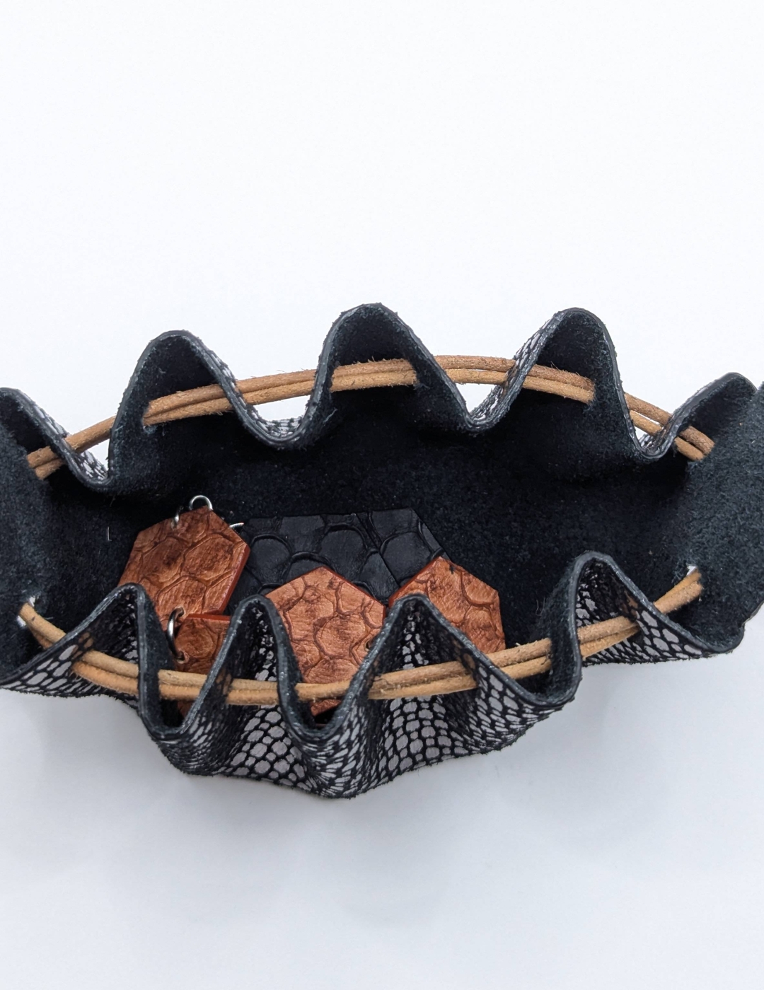 Petite bourse Noir A grosses paillettes