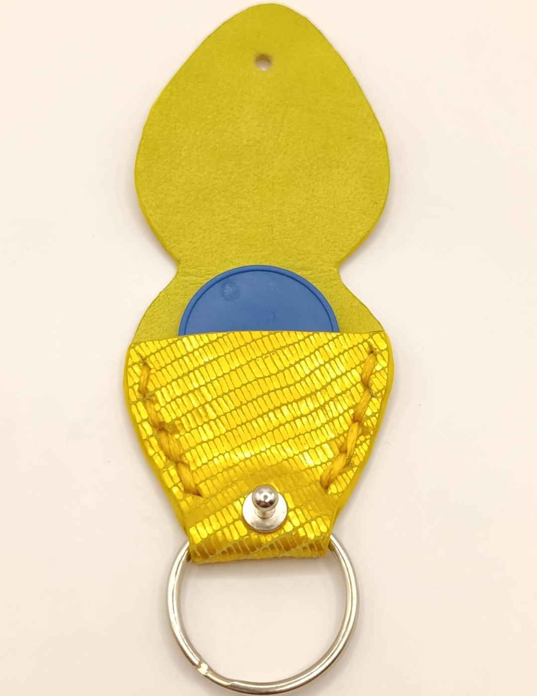 Étui à médiator Jaune doré métallisé