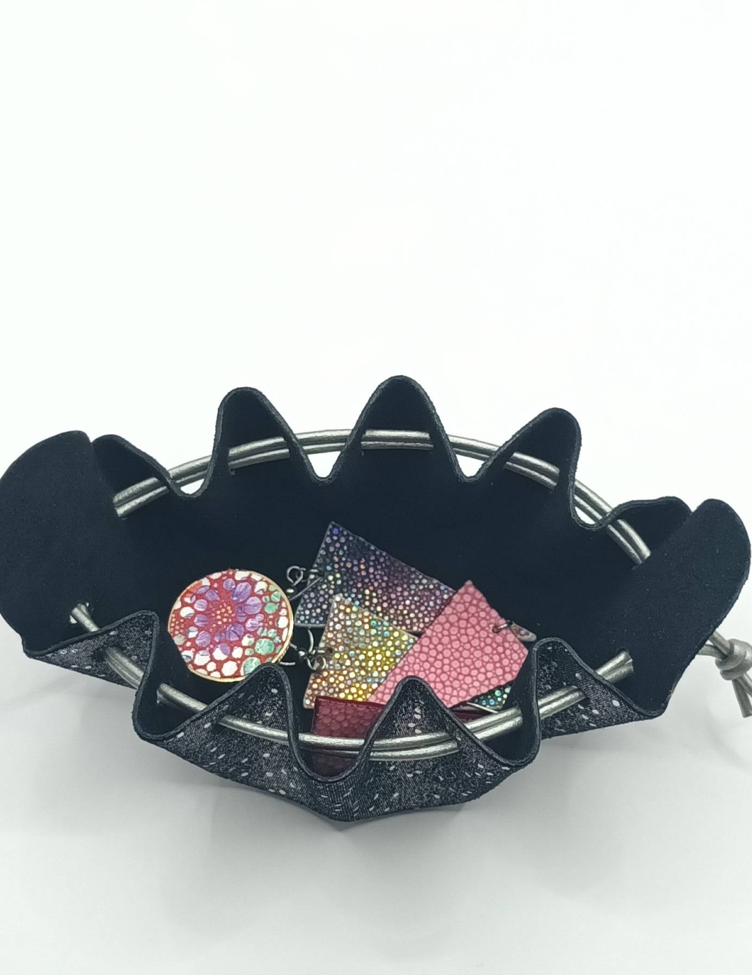 Petite bourse Noir Pailleté