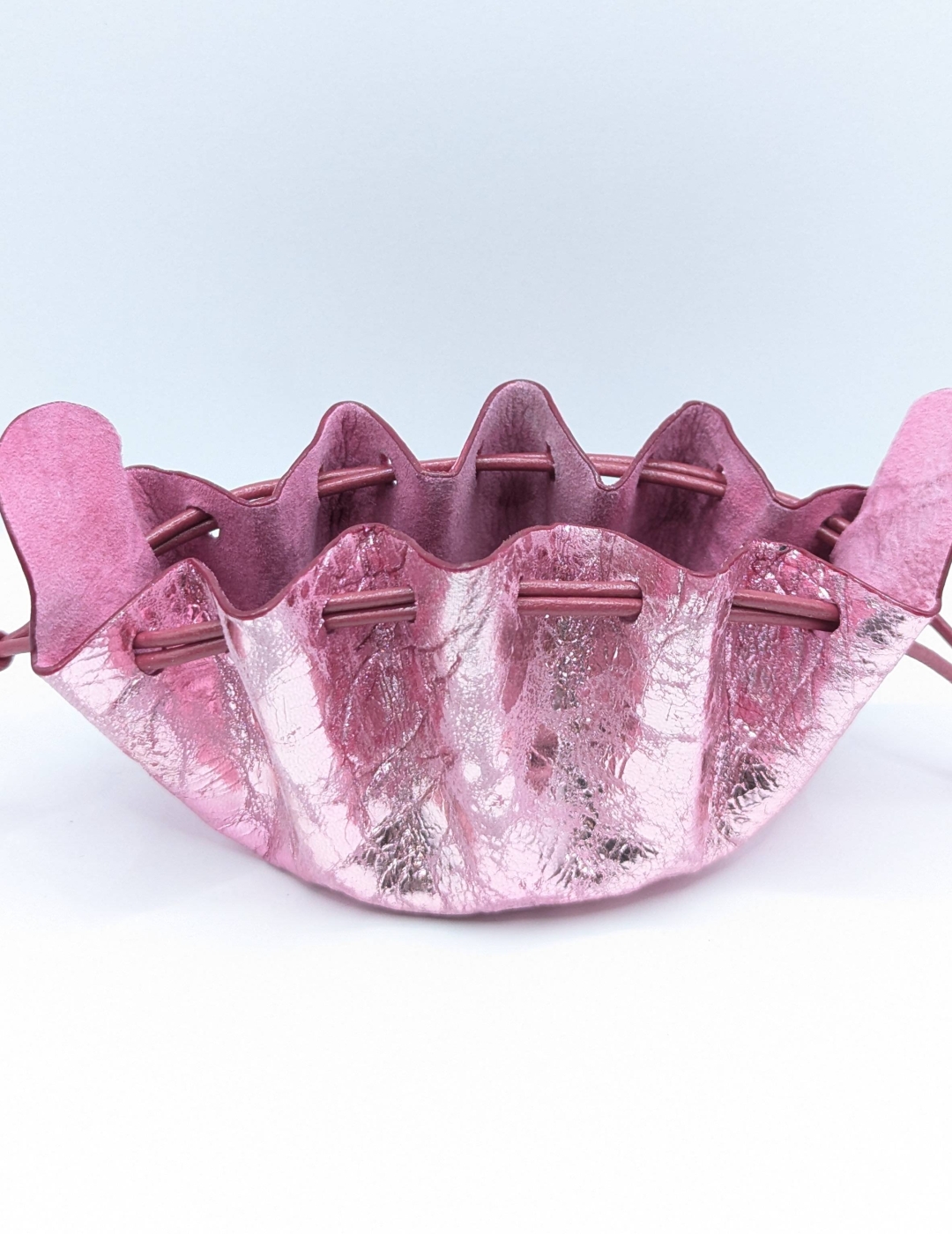 Petite bourse Rose barbie Métallisé