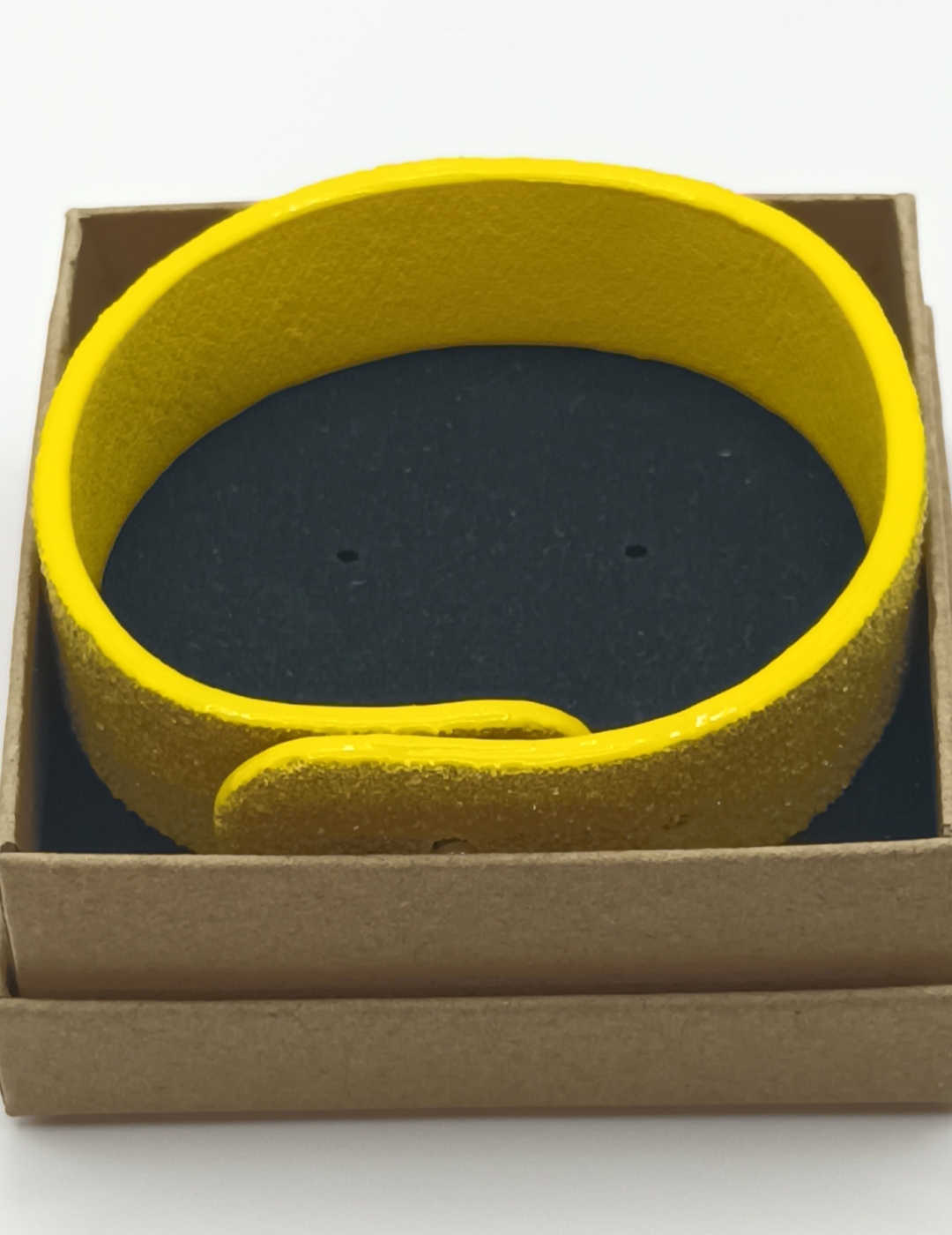 Bracelet perlé jaune