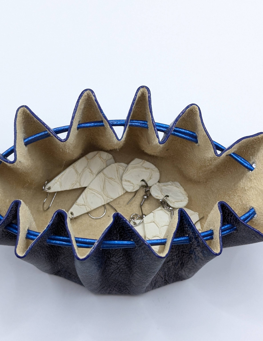 Grande bourse Bleu nuancé