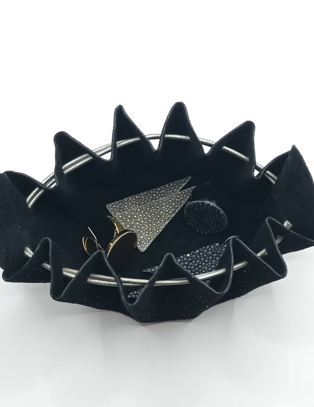 Grande bourse Noir Pailleté