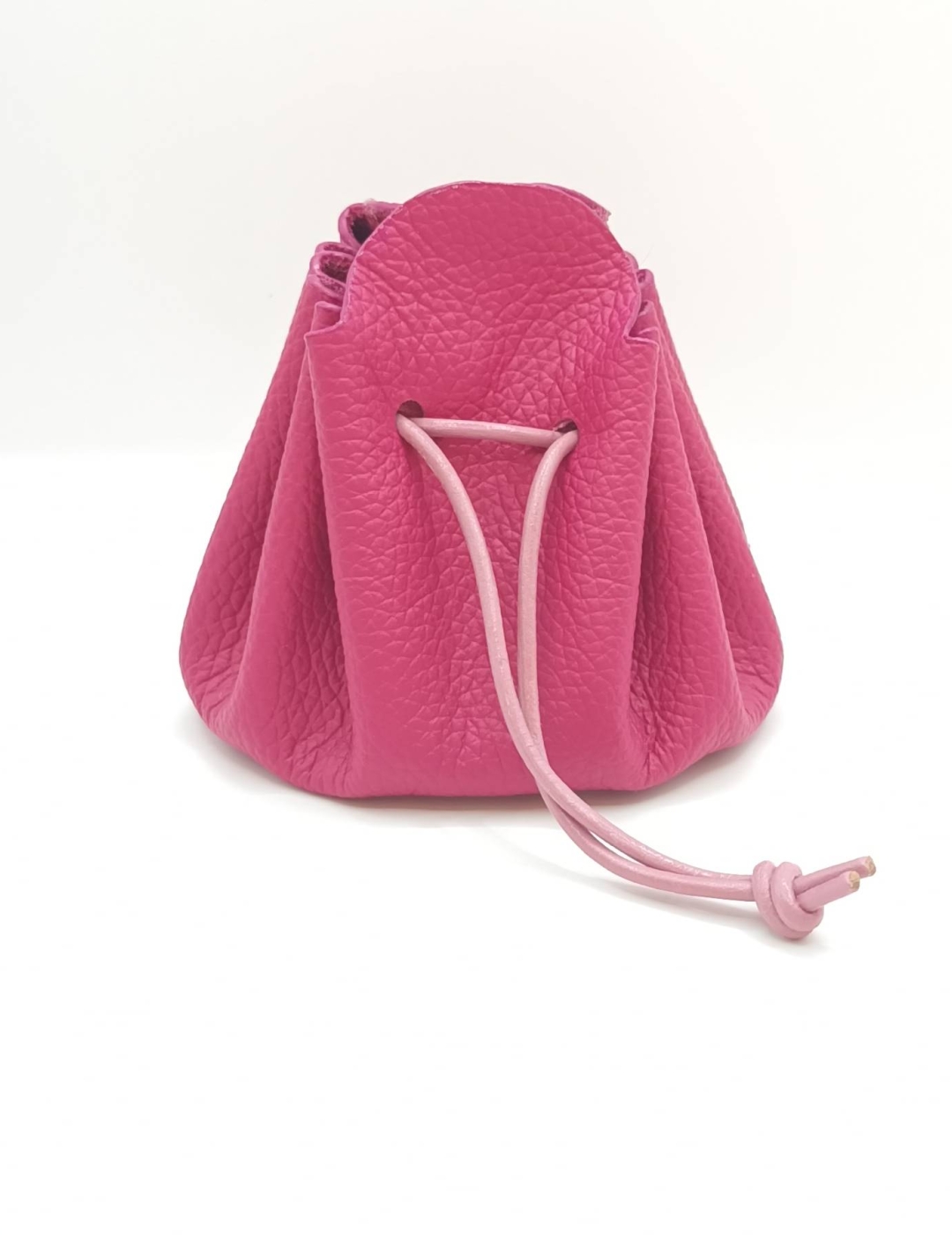 Grande bourse Rose foncé Grainé