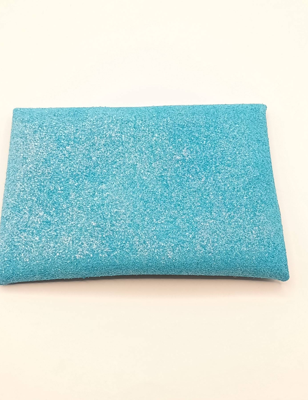 Porte-cartes Bleu velours pailleté