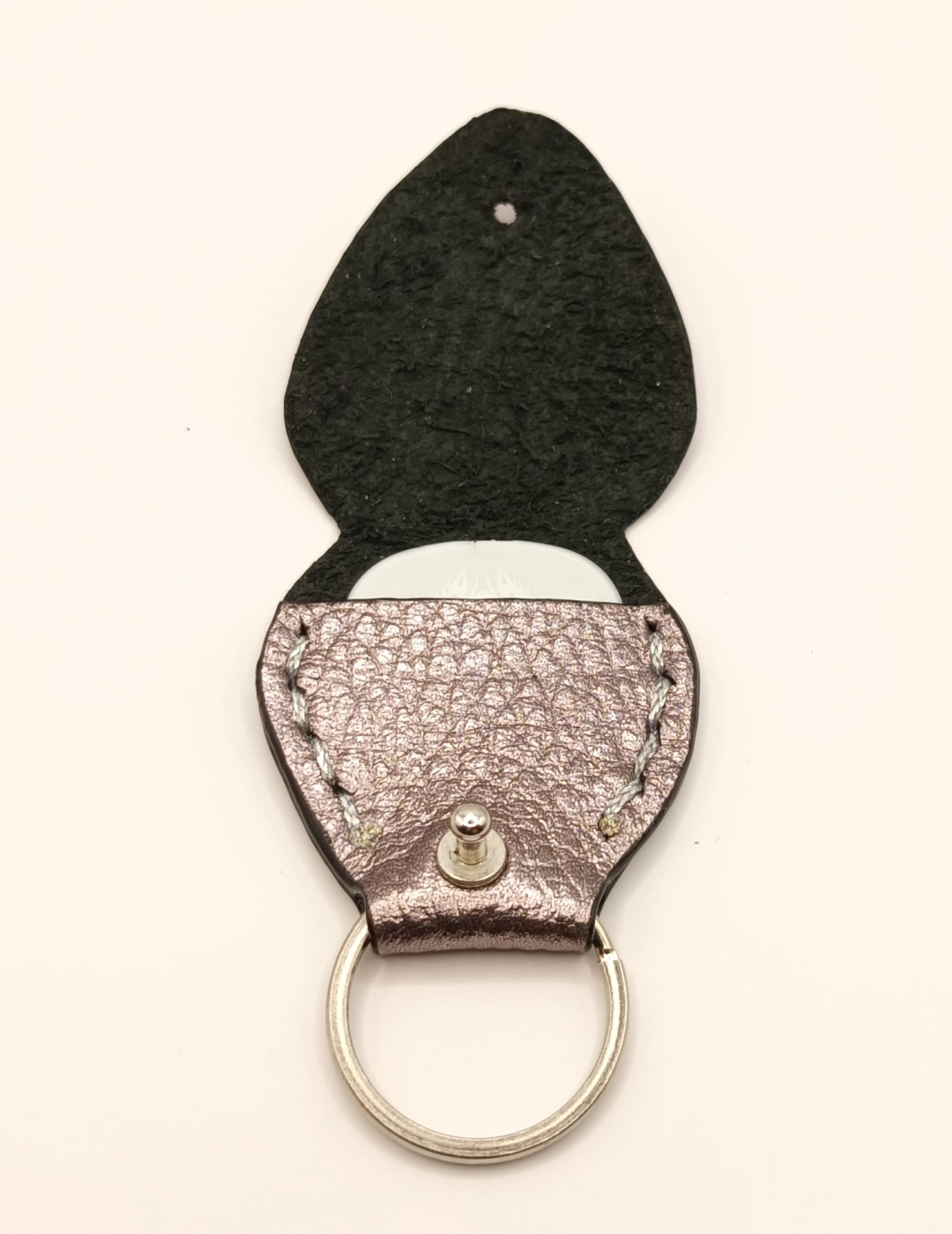 Étuis à médiator argenté bronze