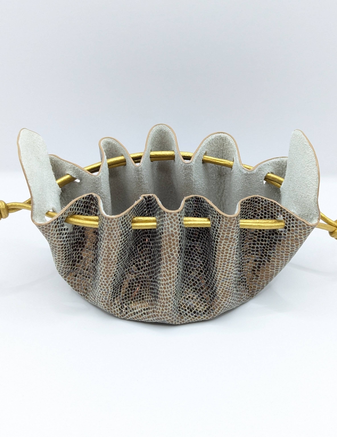 Petite bourse Bronze à petites paillettes