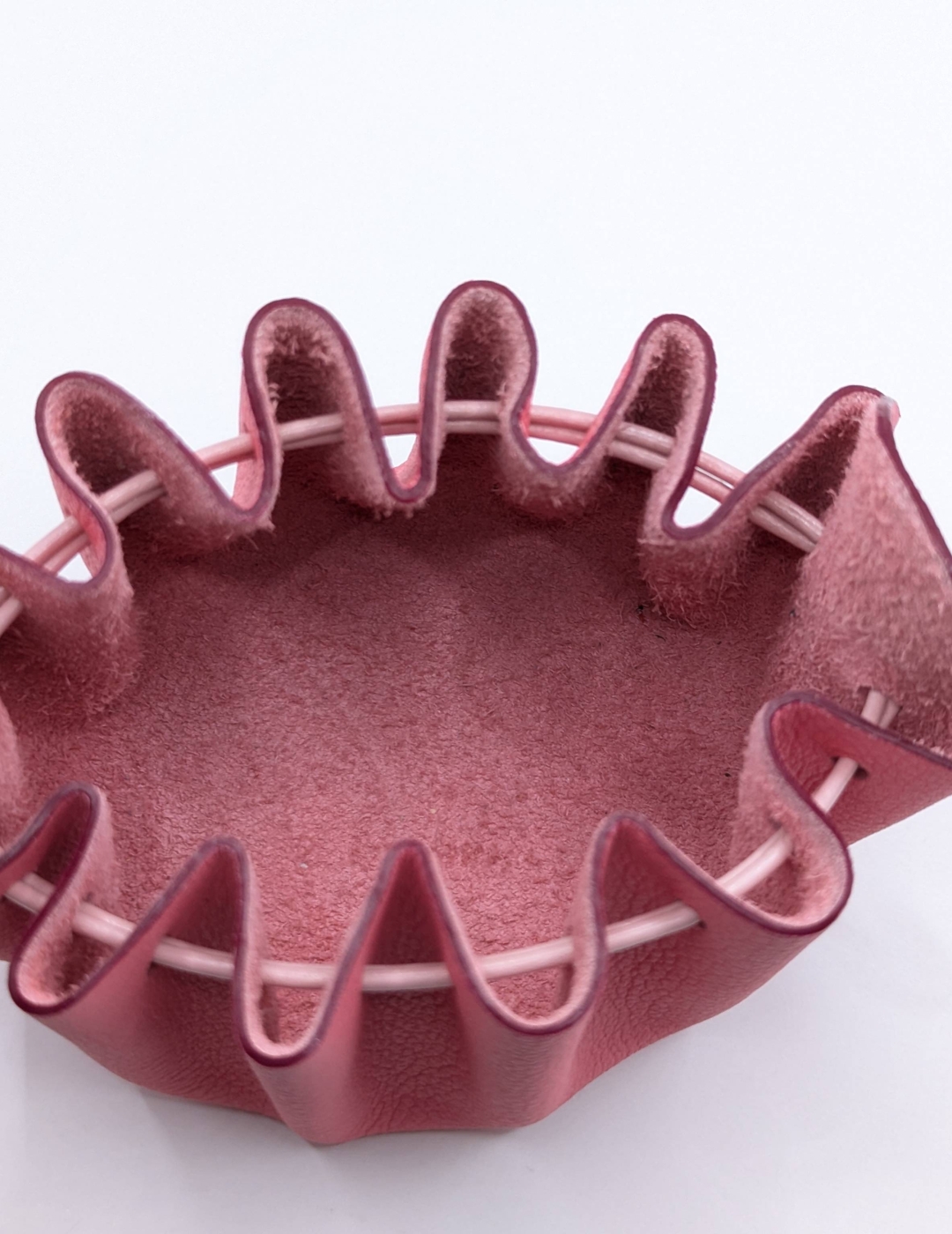 Grande bourse Rose bonbon Grainé