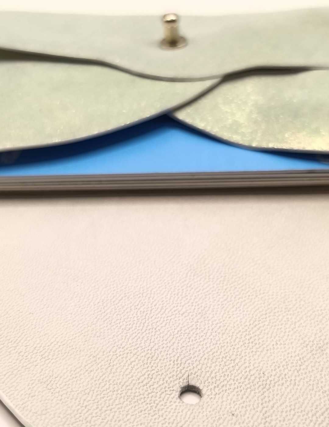 Porte-cartes Irisé vert d’eau