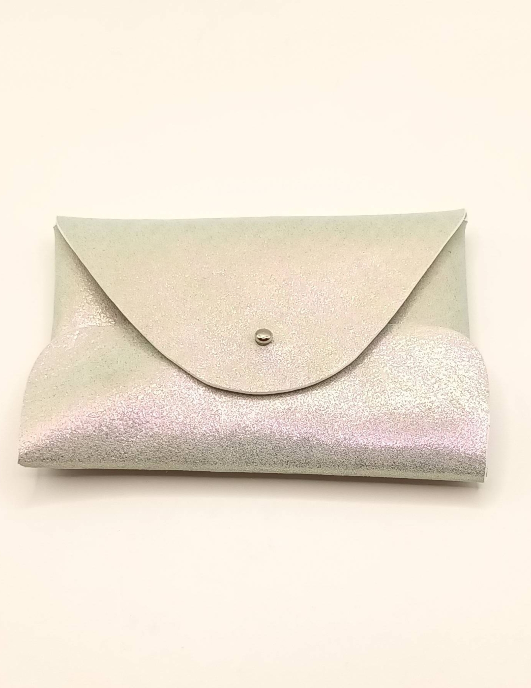 Porte-cartes Irisé vert d’eau