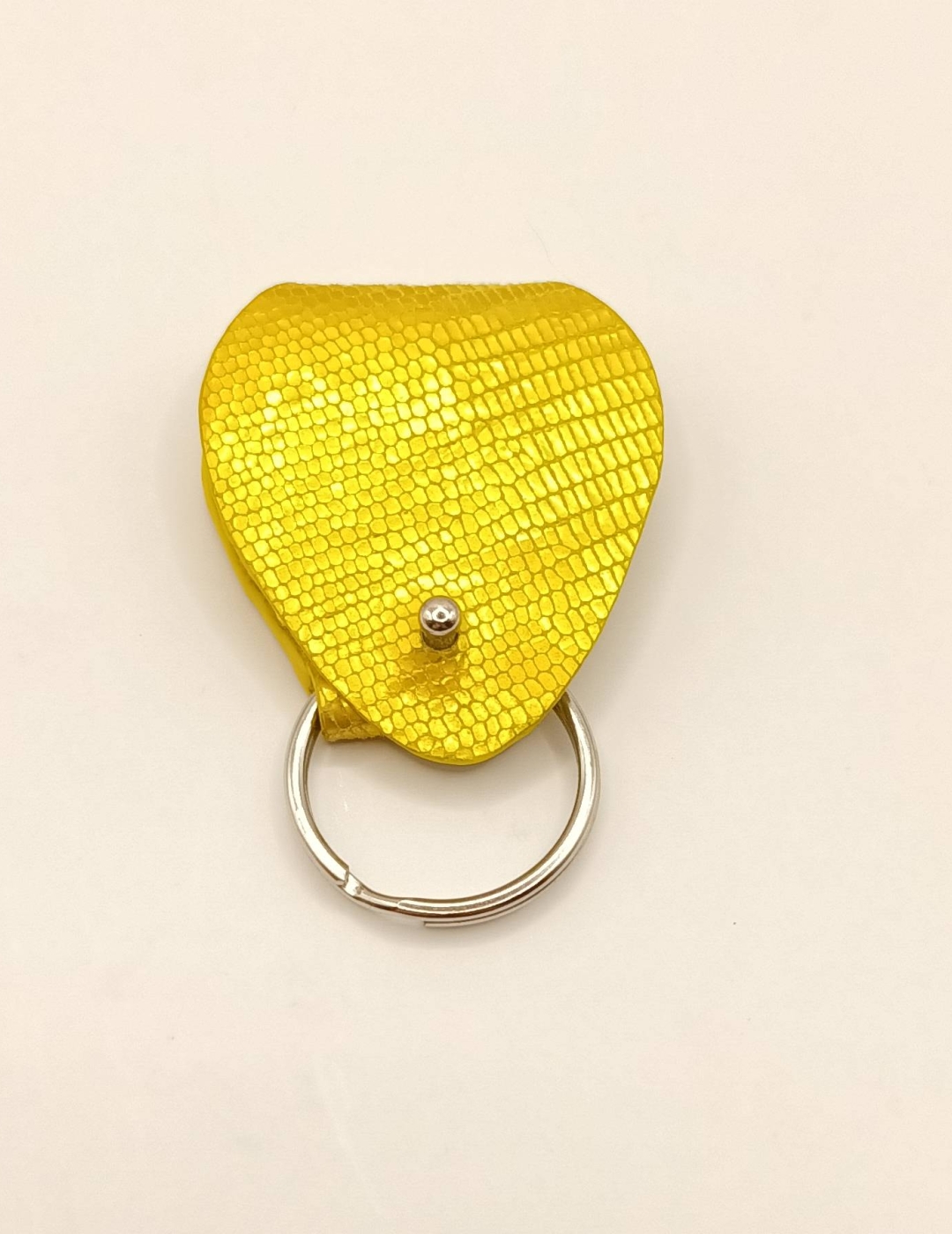 Étui à médiator Jaune doré métallisé