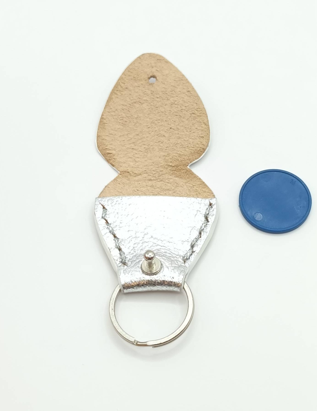 Étui à médiator Argenté grainé