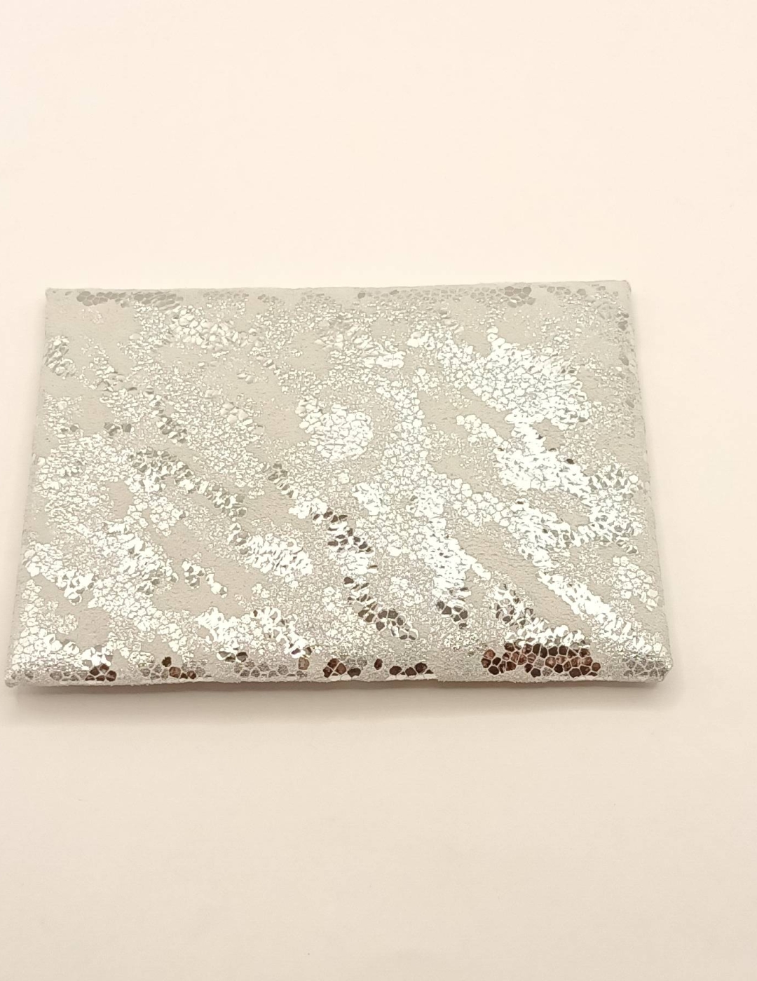 Porte-cartes Zébré argenté