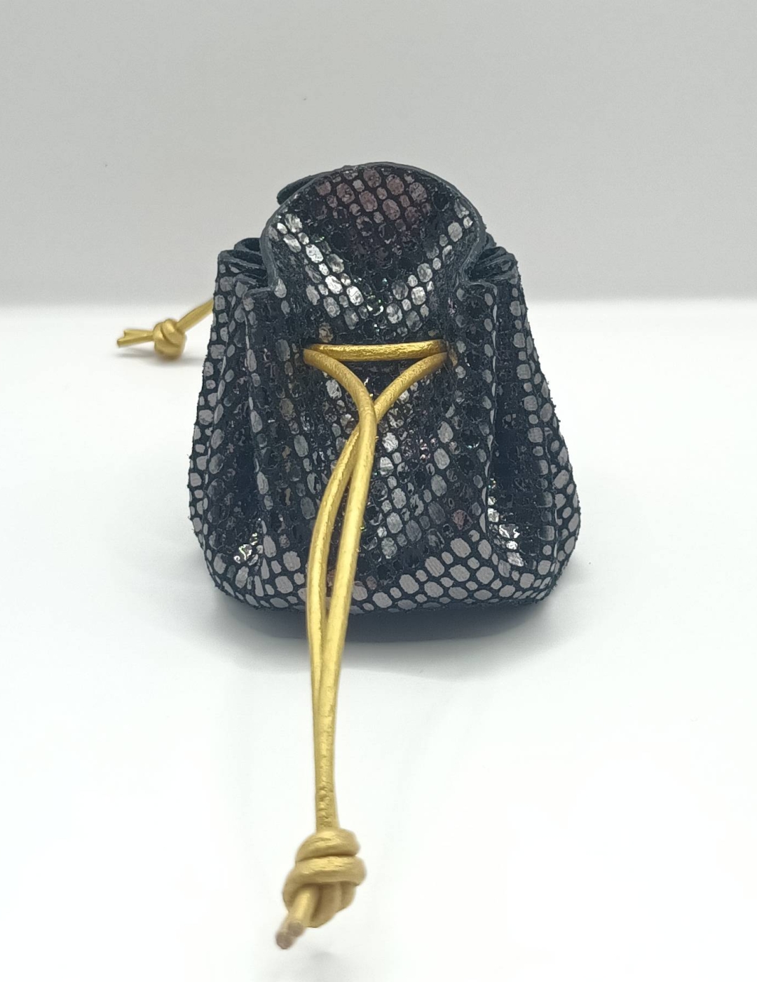 Petite bourse Noir A grosses paillettes