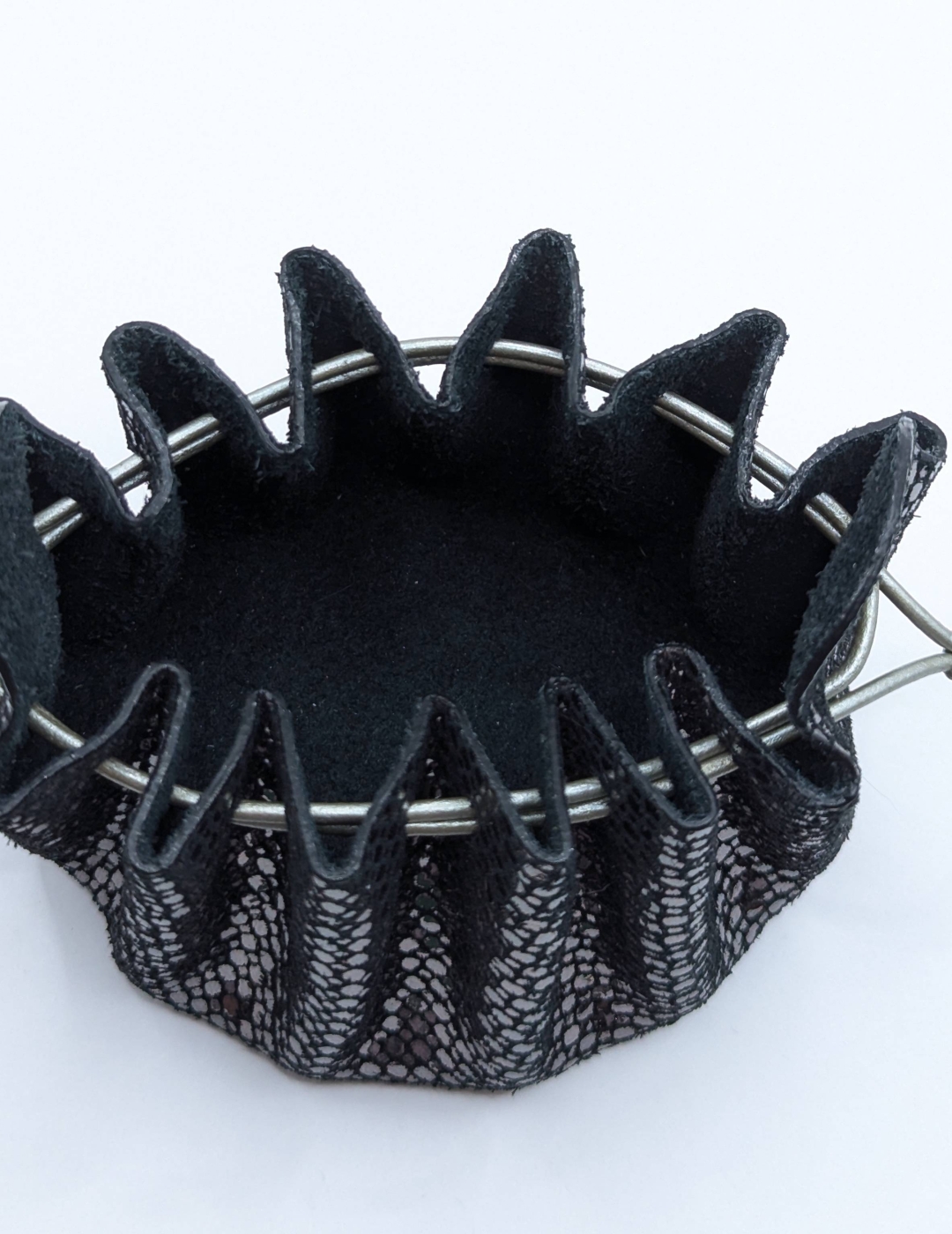 Grande bourse Noir A grosses paillettes