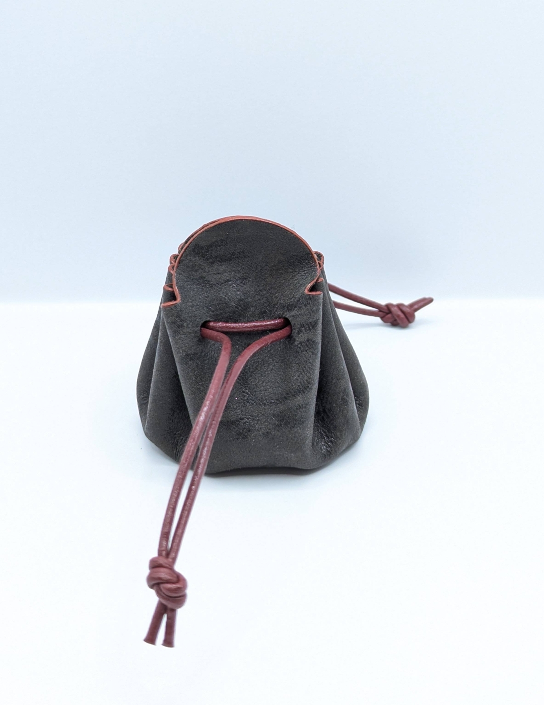 Petite bourse Marron foncé Motif léopard