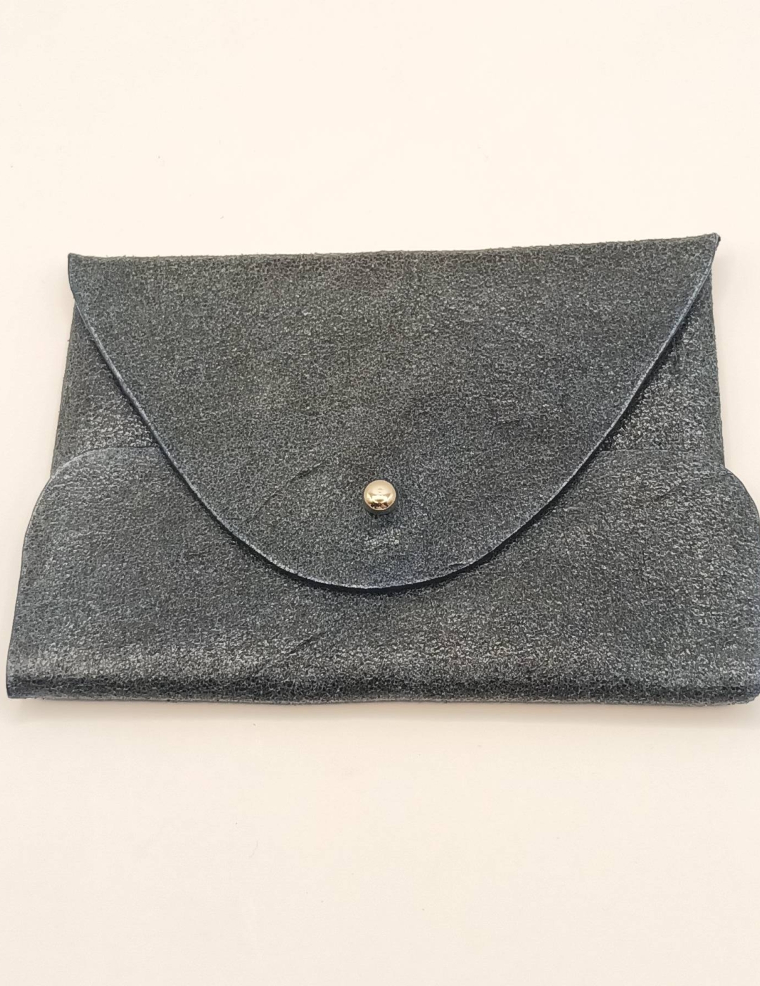 Porte-cartes Noir brut effet velours