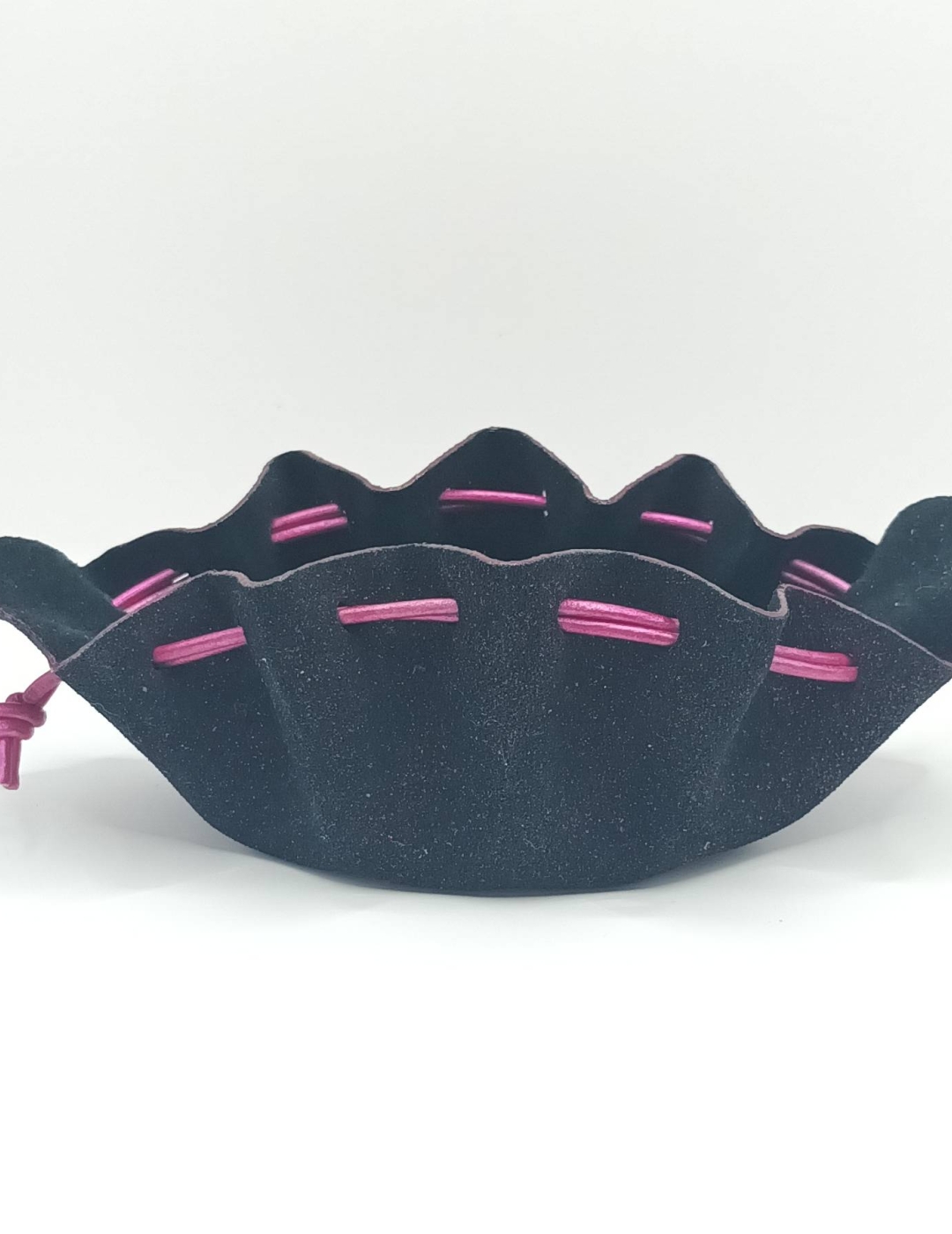 Petite bourse Bordeaux Pailleté rose