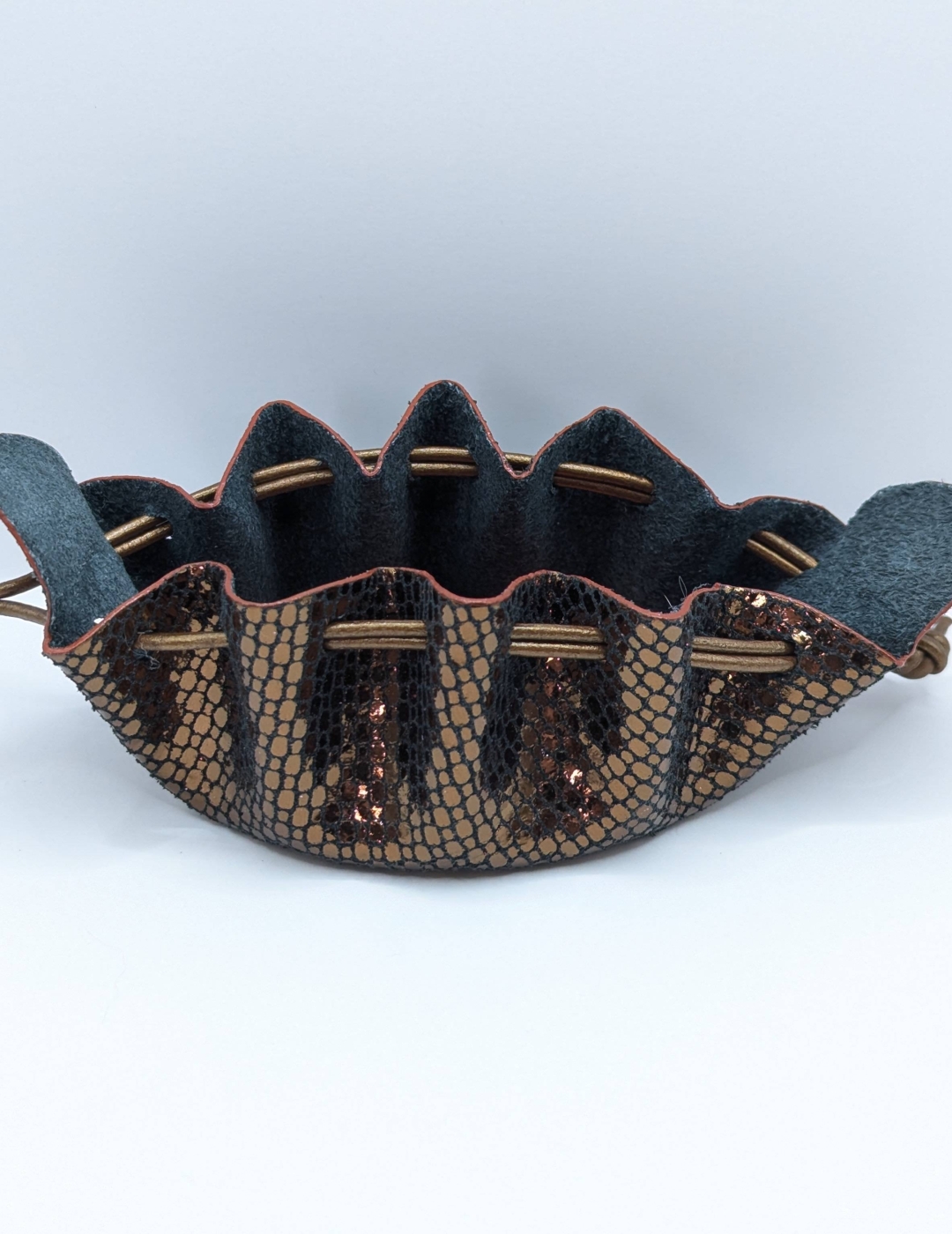 Petite bourse Bronze A grosses paillettes