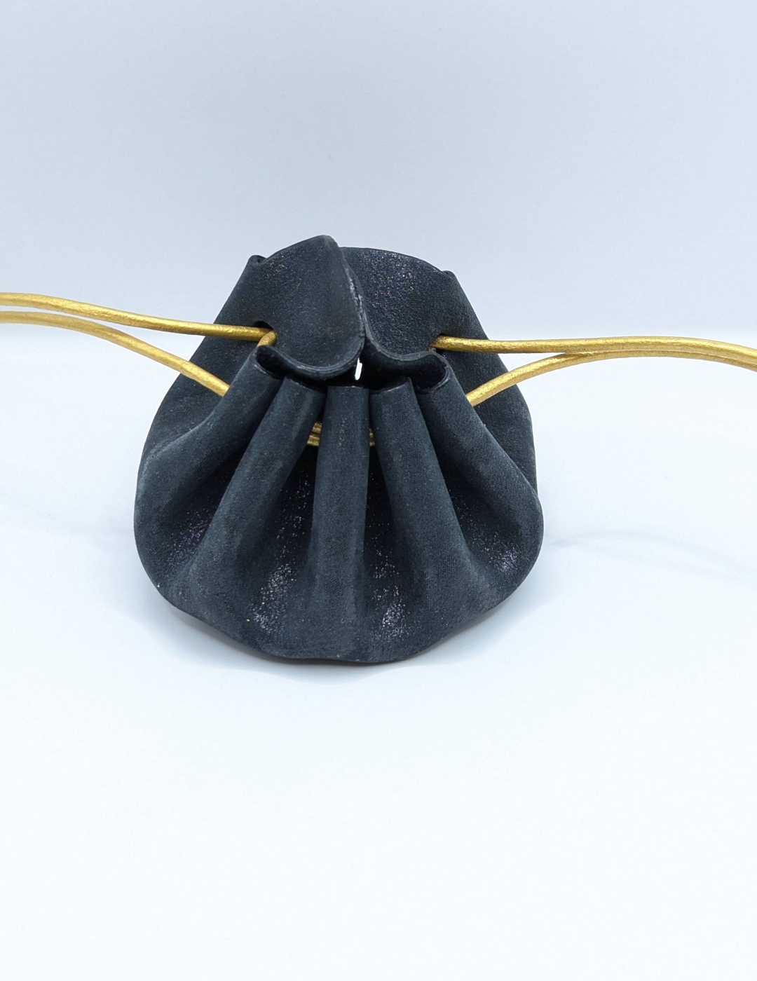 Petite bourse Noir Motif léopard