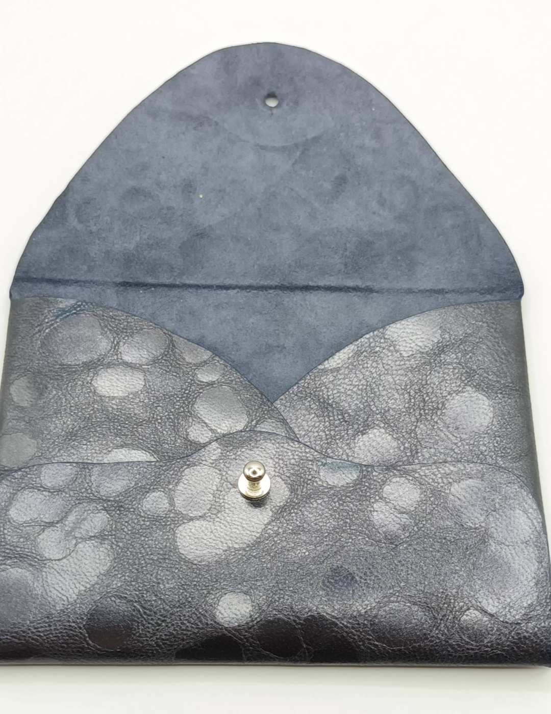 Porte-cartes Bleu foncé tacheté