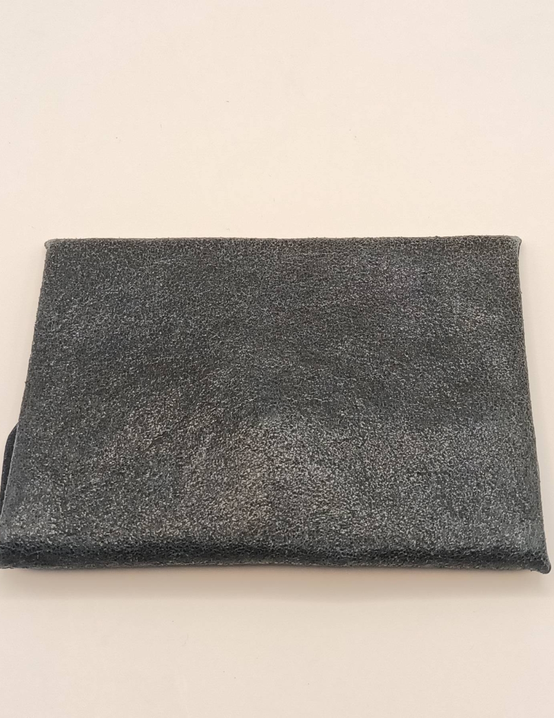 Porte-cartes Noir brut effet velours