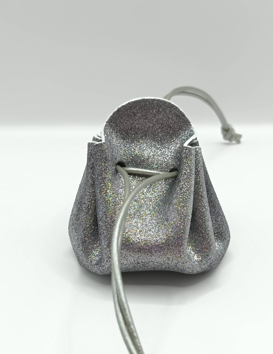 Petite bourse Argenté foncé Pailleté