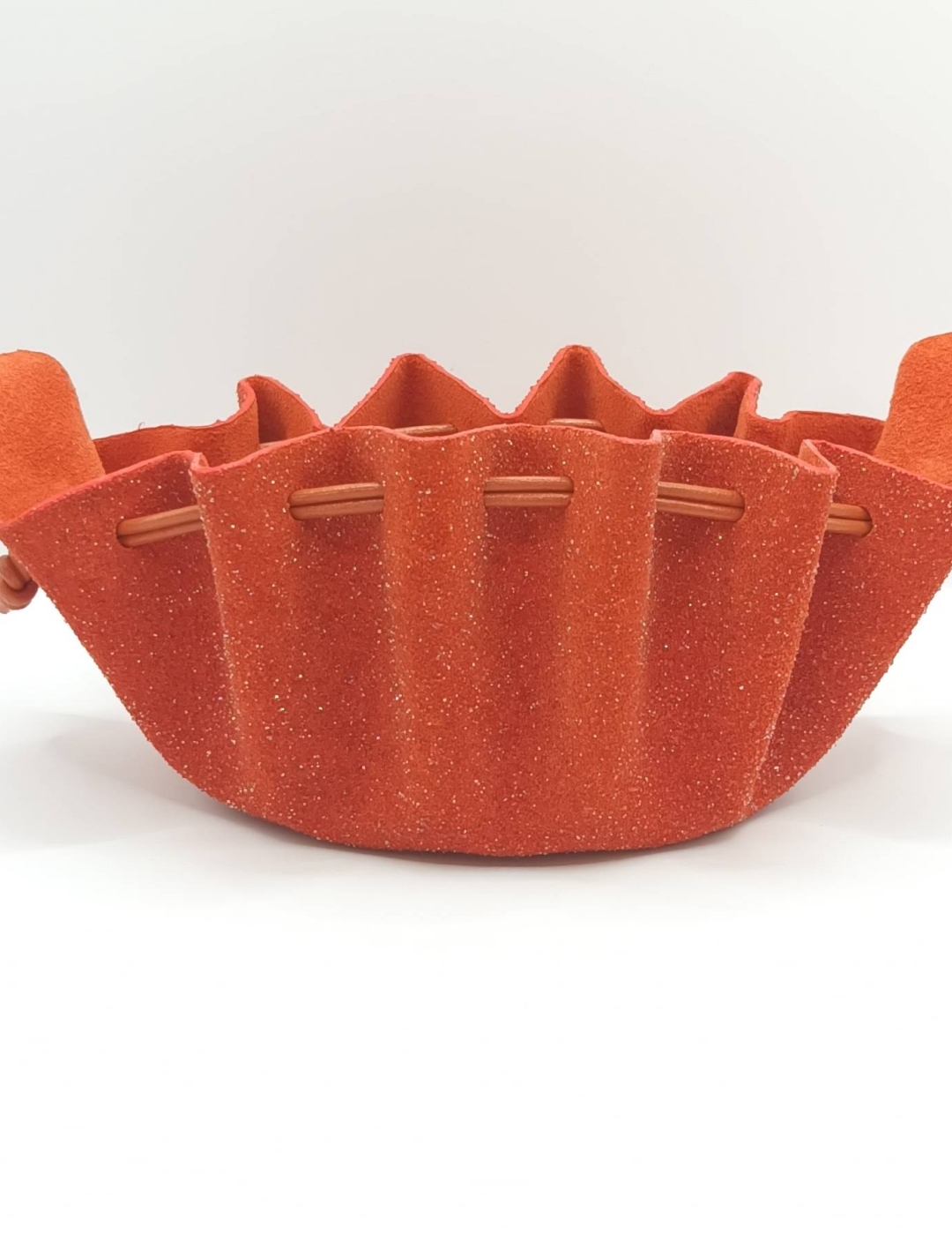 Grande bourse Orange Perlé