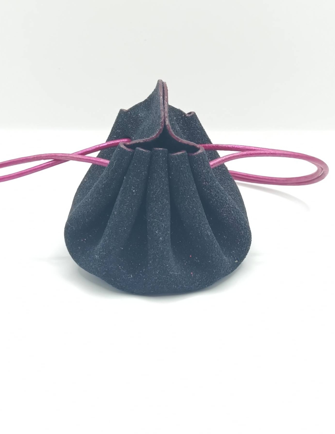 Petite bourse Bordeaux Pailleté rose