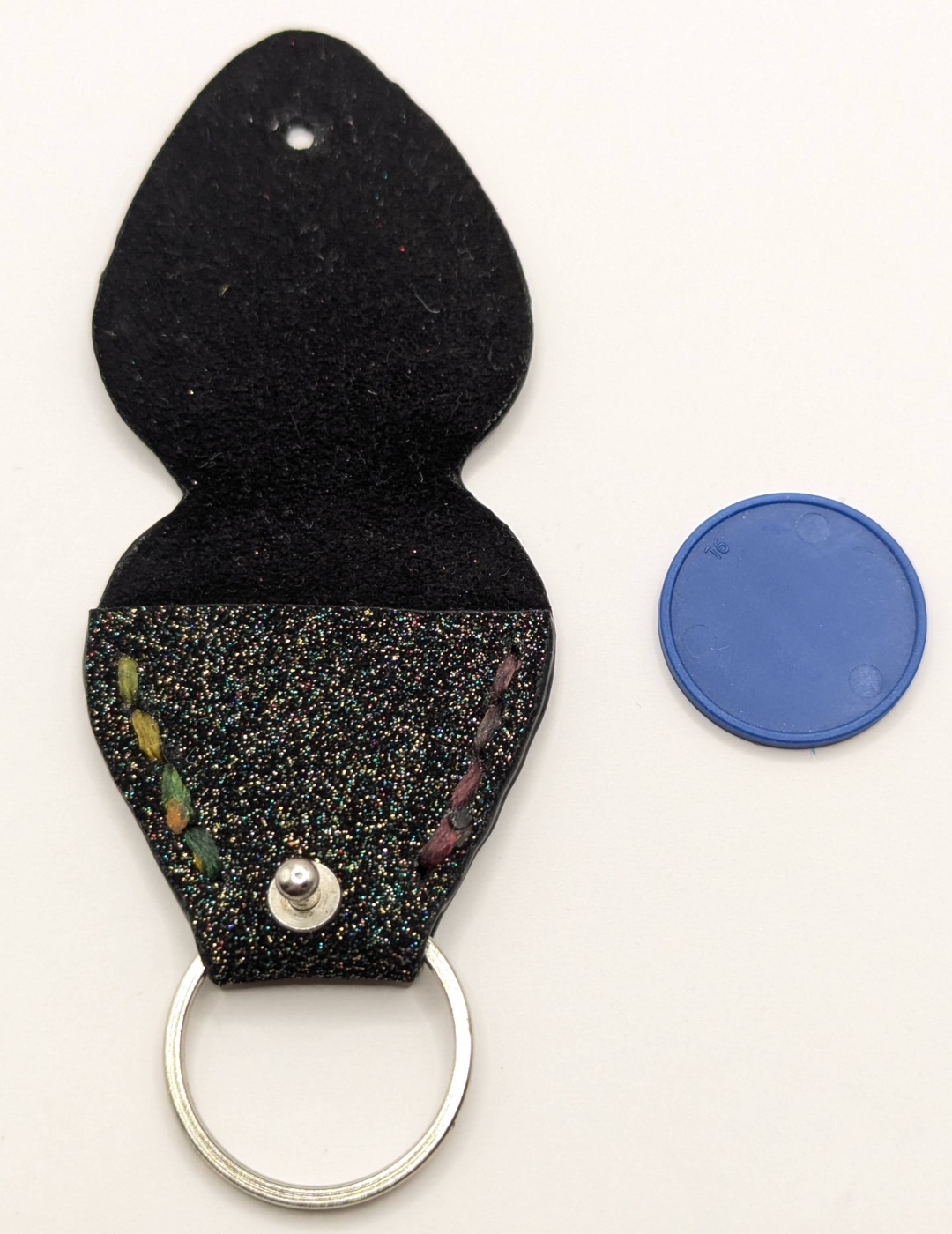 Étui à médiator Noir pailleté