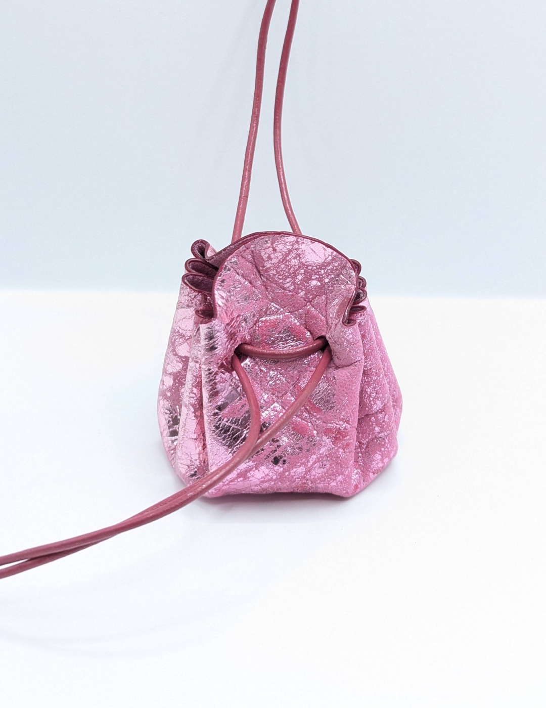 Petite bourse Rose barbie Métallisé