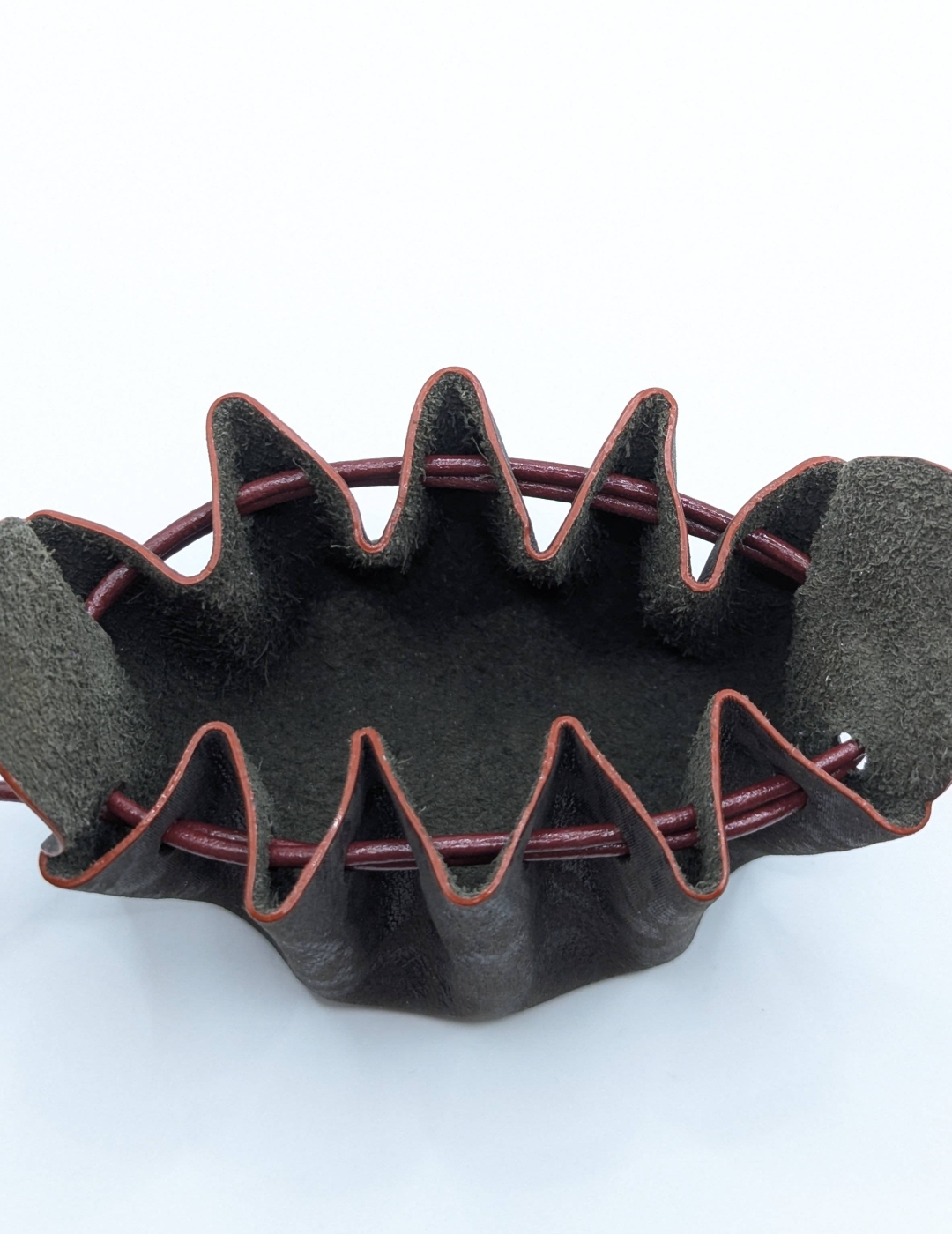 Petite bourse Marron foncé Motif léopard