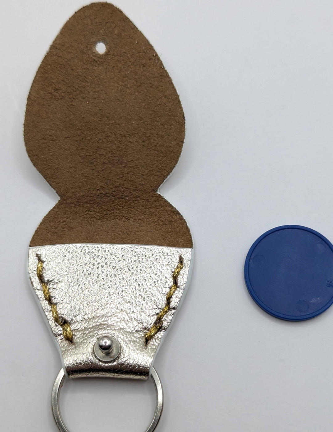 Étui à médiator Argenté doré