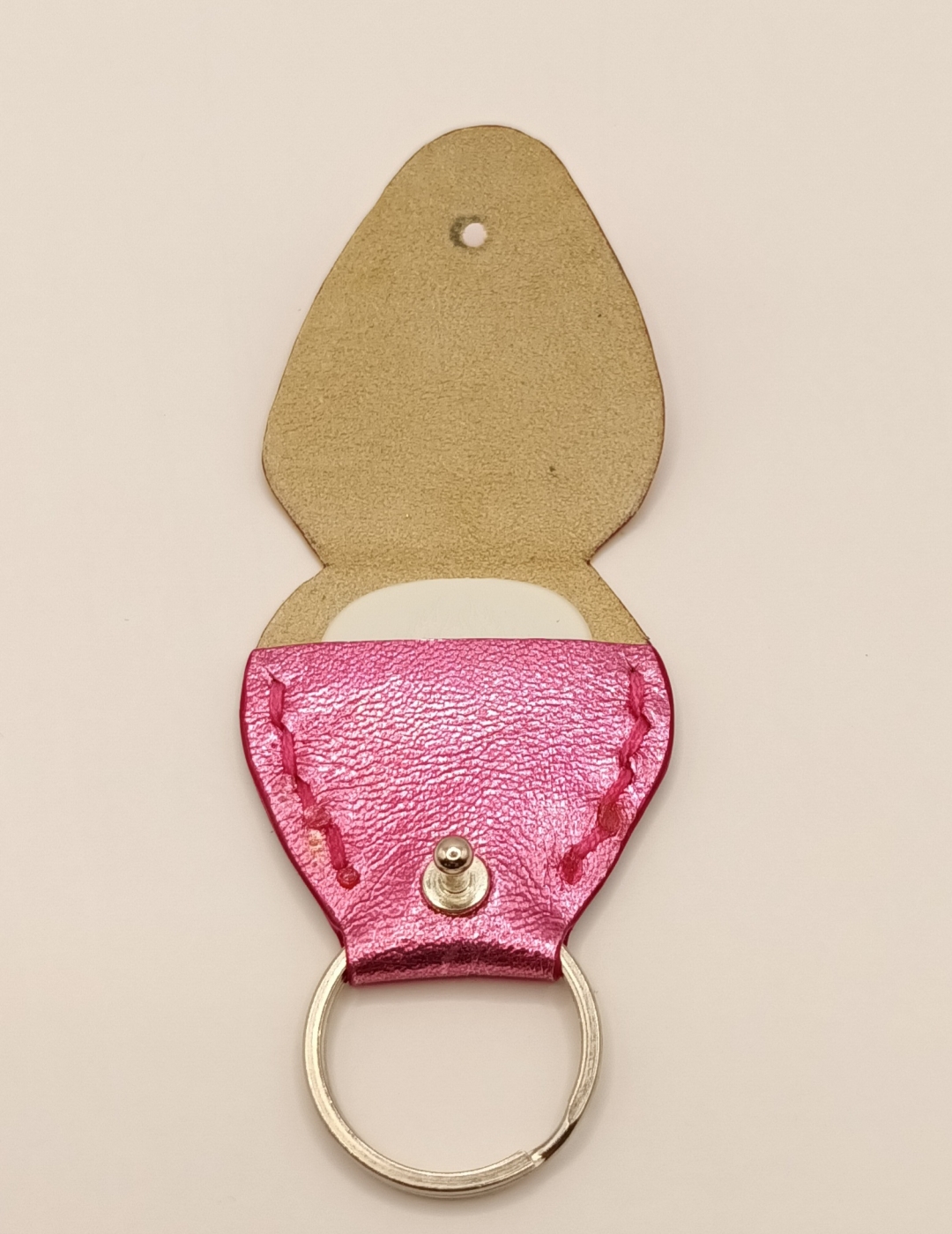 Étuis à médiator rose métallisé