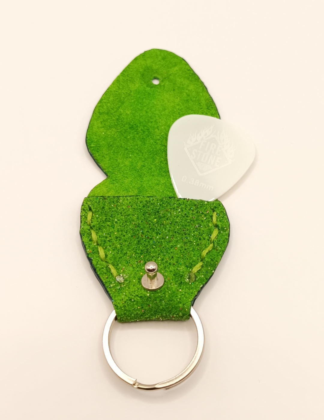 Étuis à médiator vert perlé