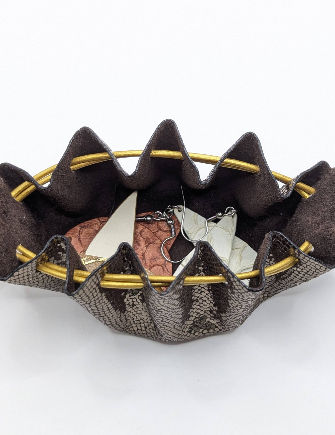 Petite bourse Bronze doré