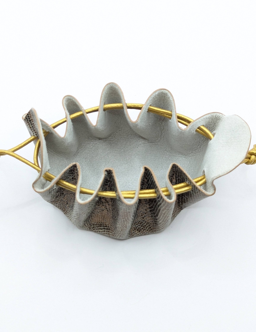 Petite bourse Bronze à petites paillettes