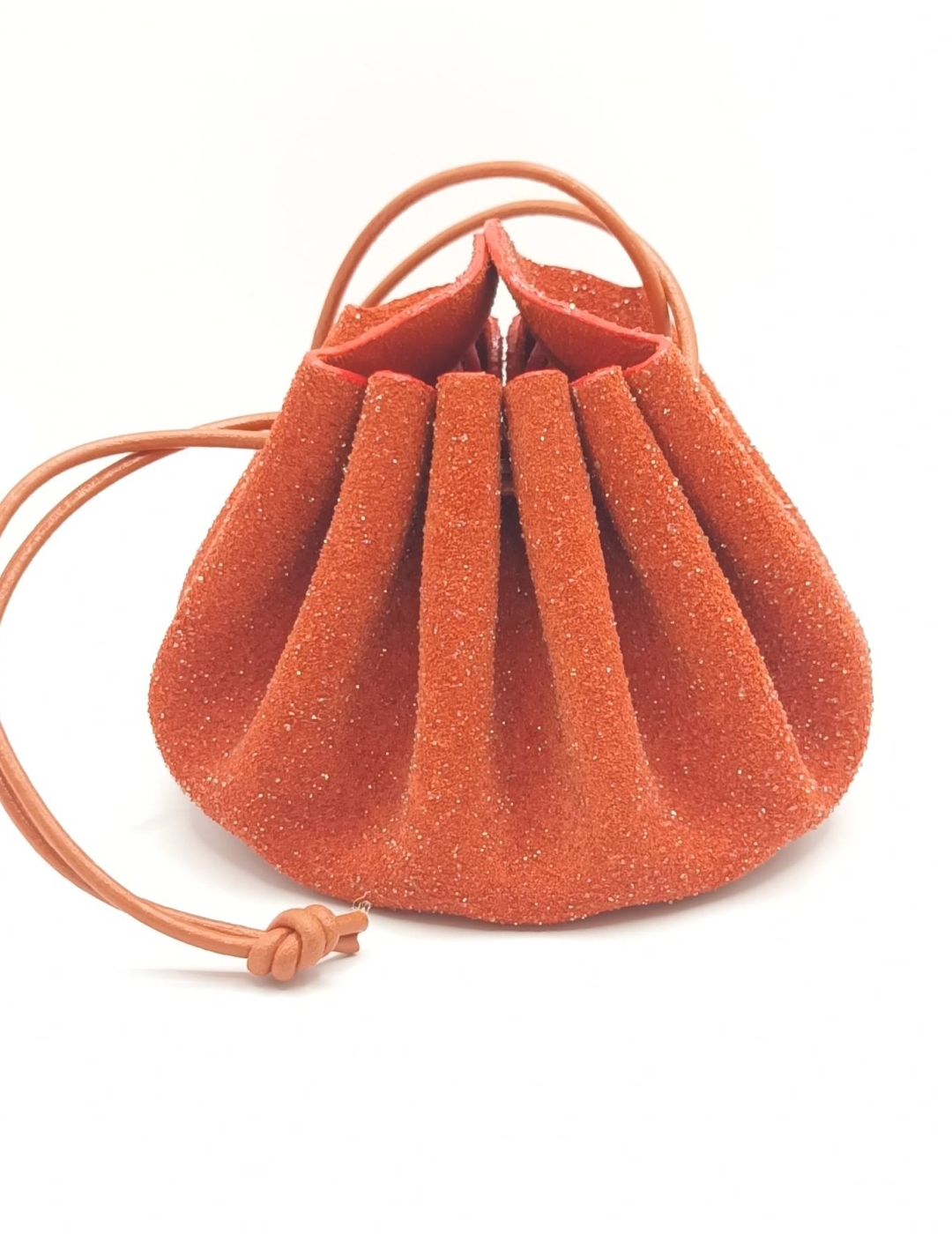 Grande bourse Orange Perlé