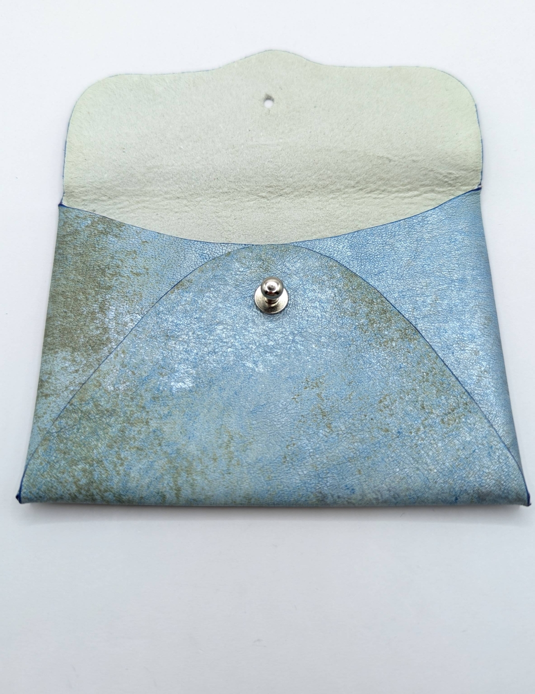 Porte-cartes Bleu gris