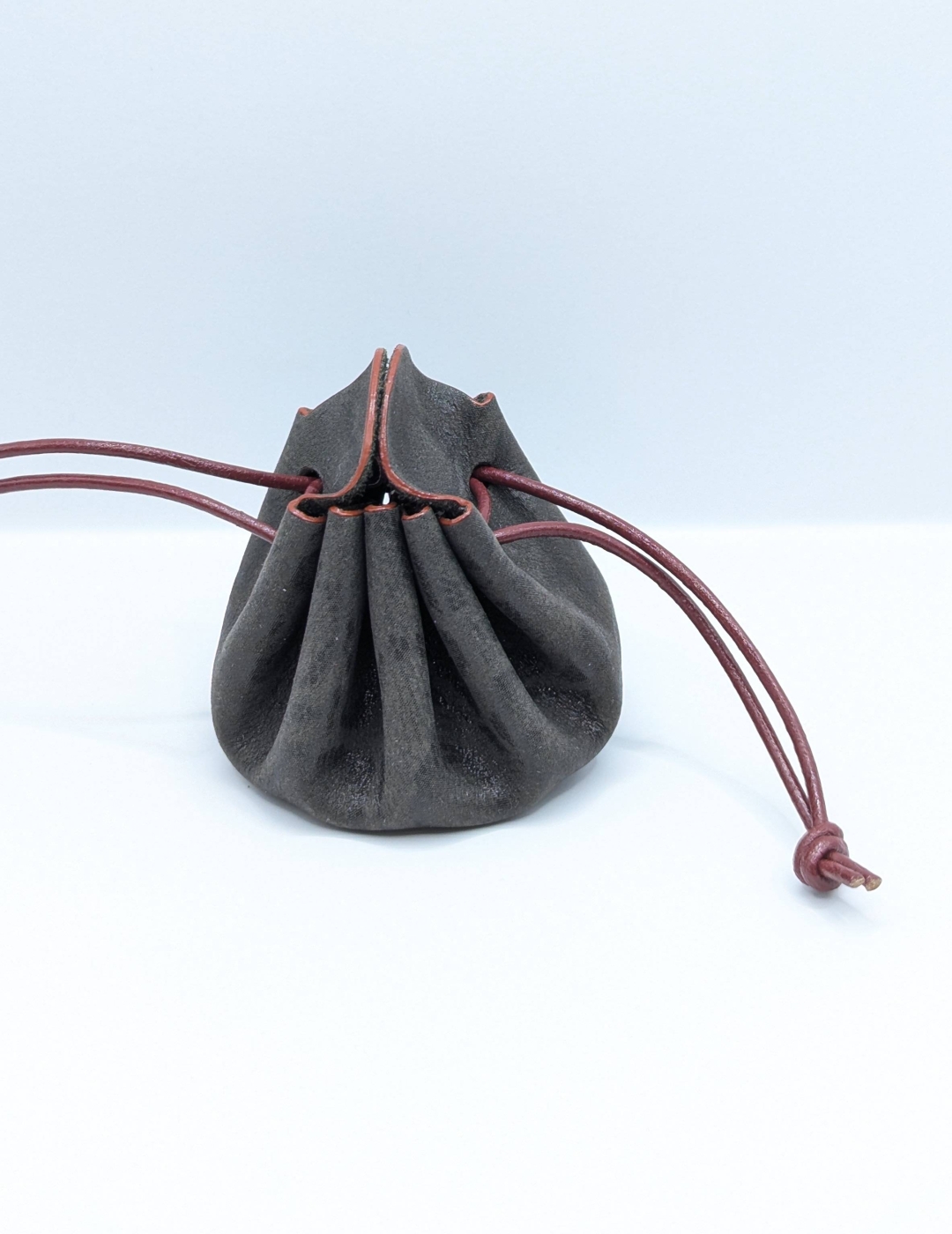 Petite bourse Marron foncé Motif léopard