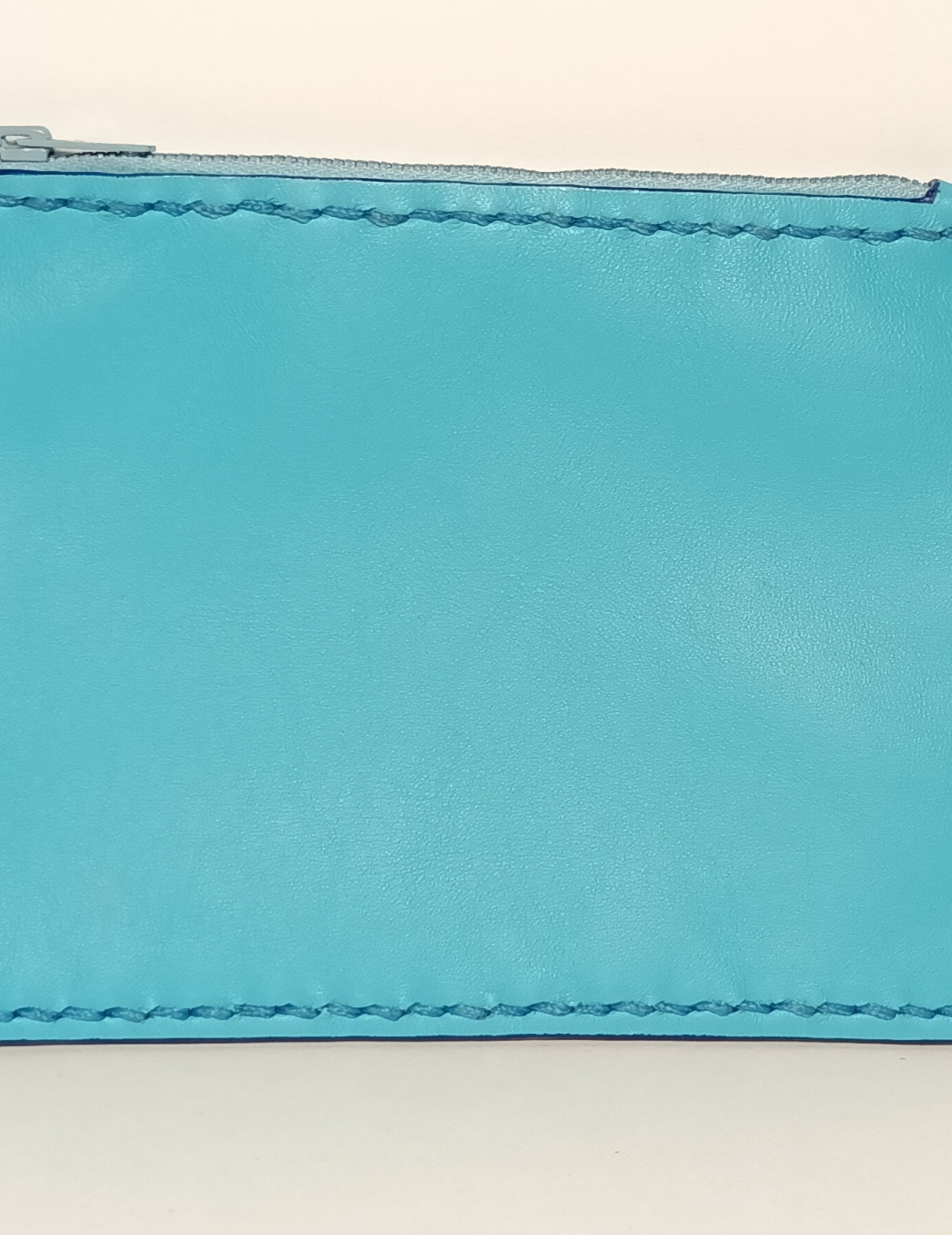 Porte-monnaie leu turquoise et bleu clair