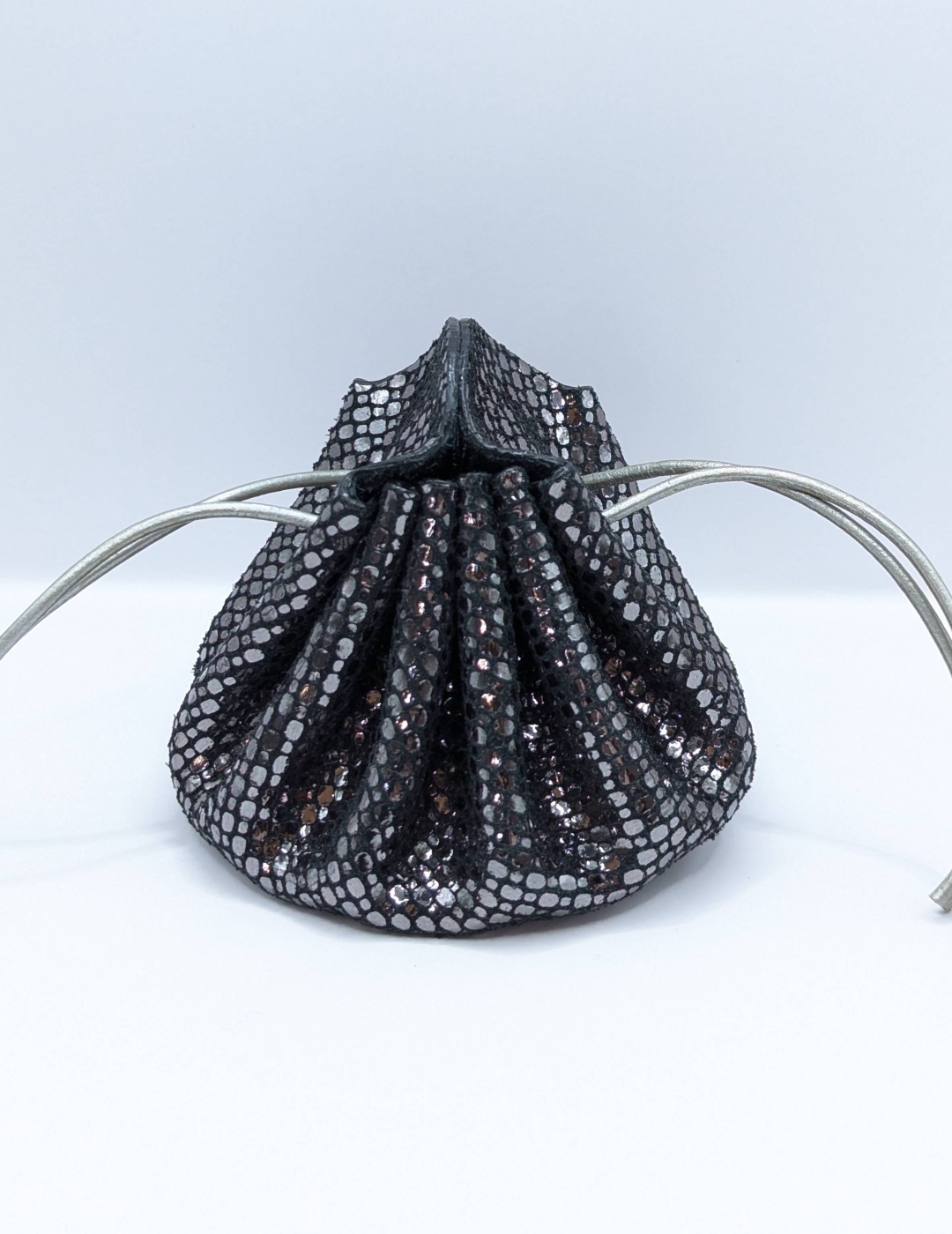 Grande bourse Noir A grosses paillettes